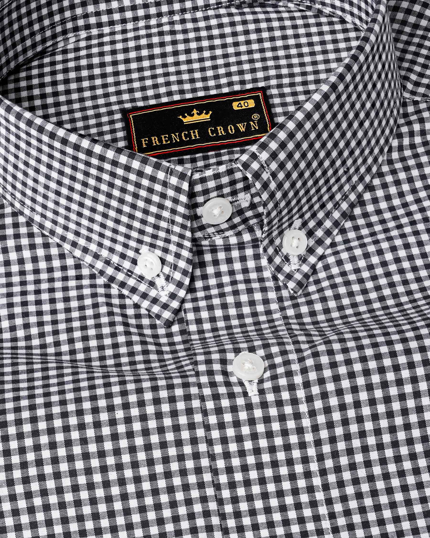 Jade Black and White Gingham Premium Cotton Shirt 7965-BD-38, 7965-BD-H-38, 7965-BD-39, 7965-BD-H-39, 7965-BD-40, 7965-BD-H-40, 7965-BD-42, 7965-BD-H-42, 7965-BD-44, 7965-BD-H-44, 7965-BD-46, 7965-BD-H-46, 7965-BD-48, 7965-BD-H-48, 7965-BD-50, 7965-BD-H-50, 7965-BD-52, 7965-BD-H-52