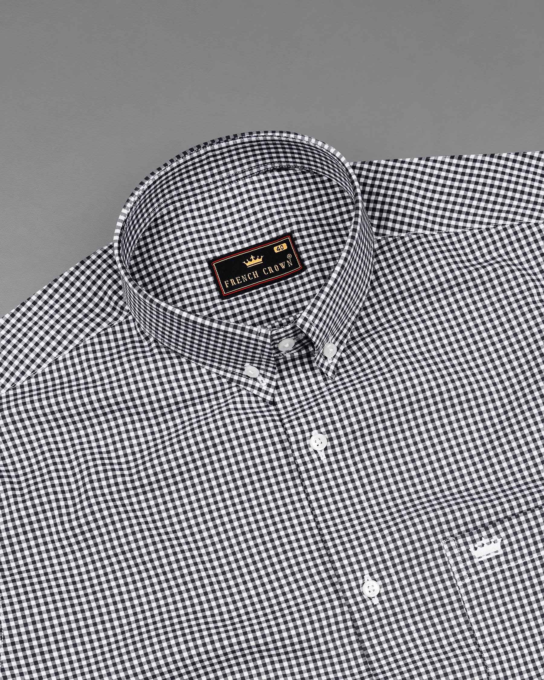 Jade Black and White Gingham Premium Cotton Shirt 7965-BD-38, 7965-BD-H-38, 7965-BD-39, 7965-BD-H-39, 7965-BD-40, 7965-BD-H-40, 7965-BD-42, 7965-BD-H-42, 7965-BD-44, 7965-BD-H-44, 7965-BD-46, 7965-BD-H-46, 7965-BD-48, 7965-BD-H-48, 7965-BD-50, 7965-BD-H-50, 7965-BD-52, 7965-BD-H-52