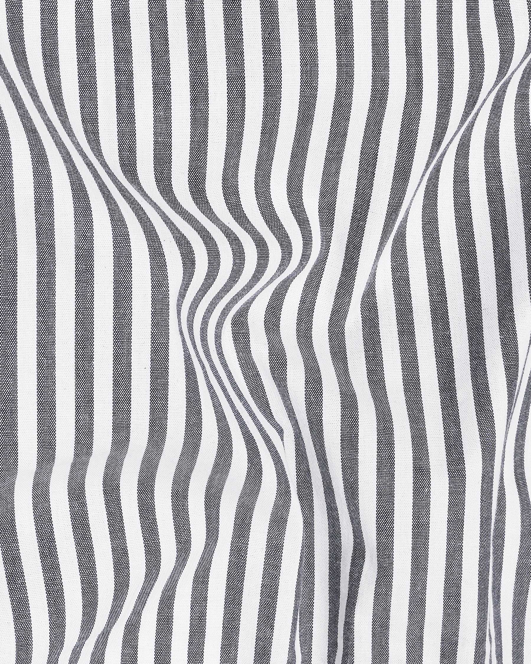 Dolphin Gray and White Striped Premium Cotton Shirt 7966-38, 7966-H-38, 7966-39, 7966-H-39, 7966-40, 7966-H-40, 7966-42, 7966-H-42, 7966-44, 7966-H-44, 7966-46, 7966-H-46, 7966-48, 7966-H-48, 7966-50, 7966-H-50, 7966-52, 7966-H-52