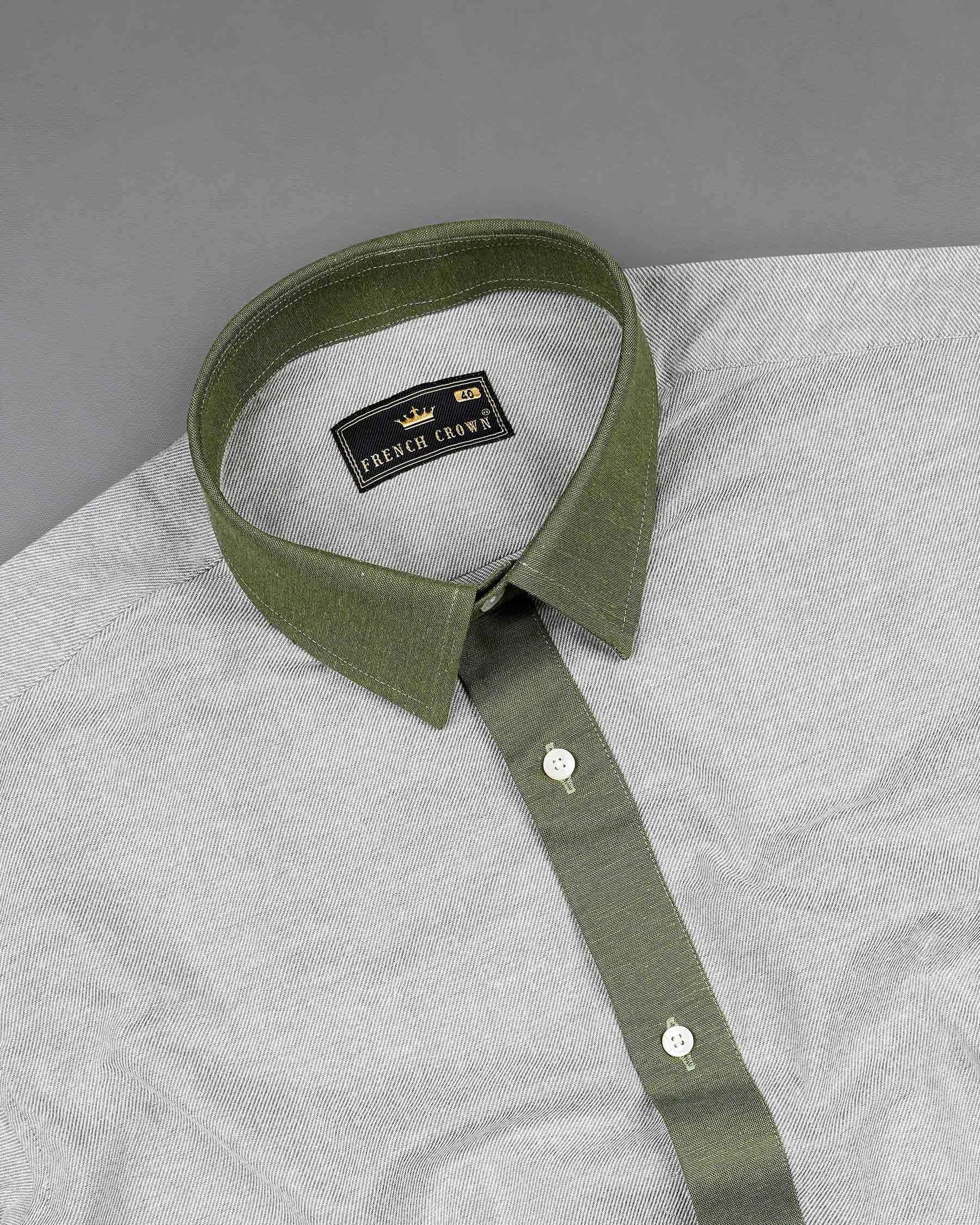 Geyser Gray and Dingley Green Flannel Premium Cotton Designer Shirt 7990-P169-38, 7990-P169-H-38, 7990-P169-39, 7990-P169-H-39, 7990-P169-40, 7990-P169-H-40, 7990-P169-42, 7990-P169-H-42, 7990-P169-44, 7990-P169-H-44, 7990-P169-46, 7990-P169-H-46, 7990-P169-48, 7990-P169-H-48, 7990-P169-50, 7990-P169-H-50, 7990-P169-52, 7990-P169-H-52