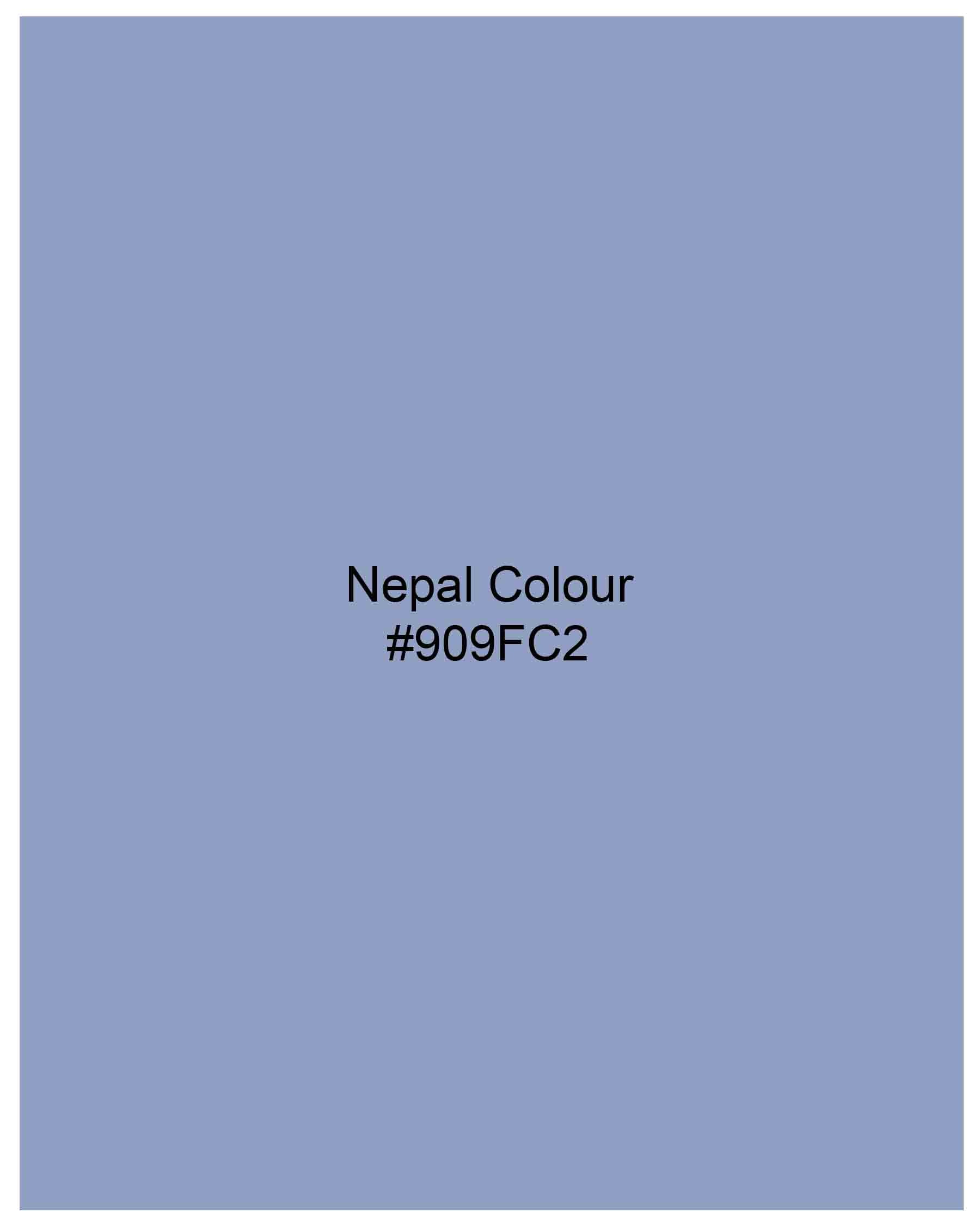 Nepal Blue Two Tone Chambray Premium Cotton Shirt 7995-38,7995-H-38,7995-39,7995-H-39,7995-40,7995-H-40,7995-42,7995-H-42,7995-44,7995-H-44,7995-46,7995-H-46,7995-48,7995-H-48,7995-50,7995-H-50,7995-52,7995-H-52