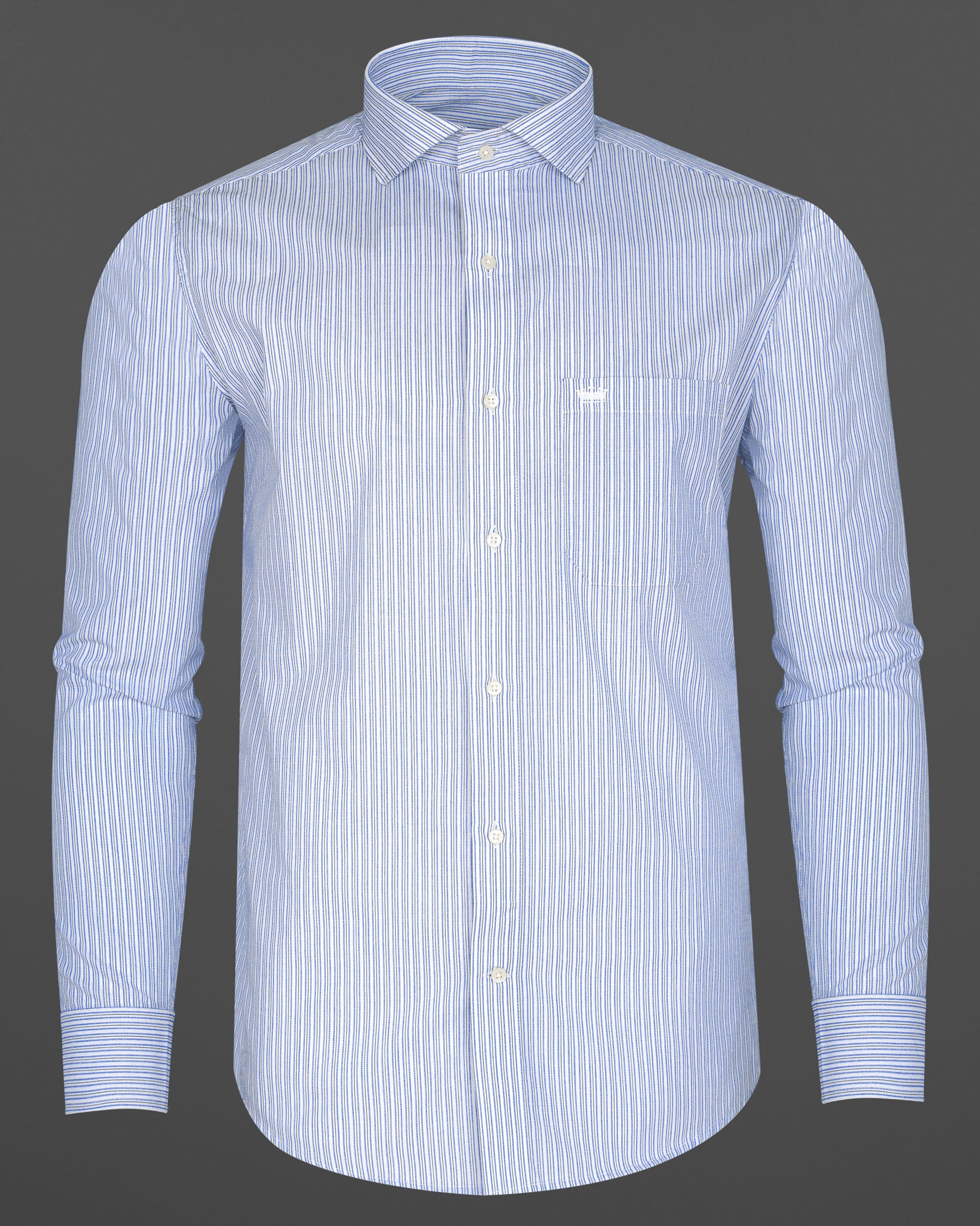 Glaucous Blue with White Striped Dobby Textured Premium Giza Cotton Shirt 8000-CA,8000-CA-H-38,8000-CA-39,8000-CA-H-39,8000-CA-40,8000-CA-H-40,8000-CA-42,8000-CA-H-42,8000-CA-44,8000-CA-H-44,8000-CA-46,8000-CA-H-46,8000-CA-48,8000-CA-H-48,8000-CA-50,8000-CA-H-50,8000-CA-52,8000-CA-H-52