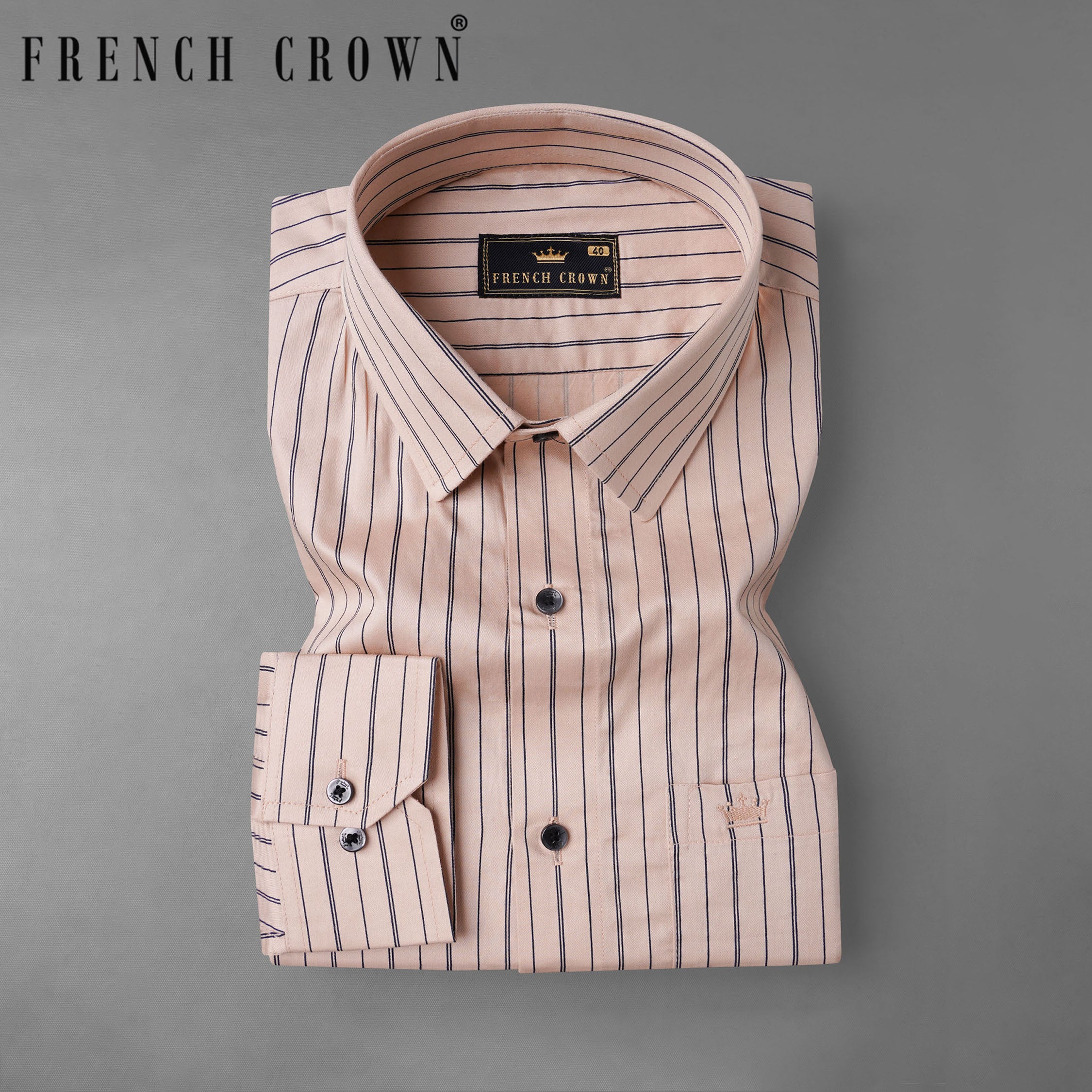 Timberwolf Brown with Black Striped Super Soft Premium Cotton Shirt 8002-BLK-38,8002-BLK-H-38,8002-BLK-39,8002-BLK-H-39,8002-BLK-40,8002-BLK-H-40,8002-BLK-42,8002-BLK-H-42,8002-BLK-44,8002-BLK-H-44,8002-BLK-46,8002-BLK-H-46,8002-BLK-48,8002-BLK-H-48,8002-BLK-50,8002-BLK-H-50,8002-BLK-52,8002-BLK-H-52