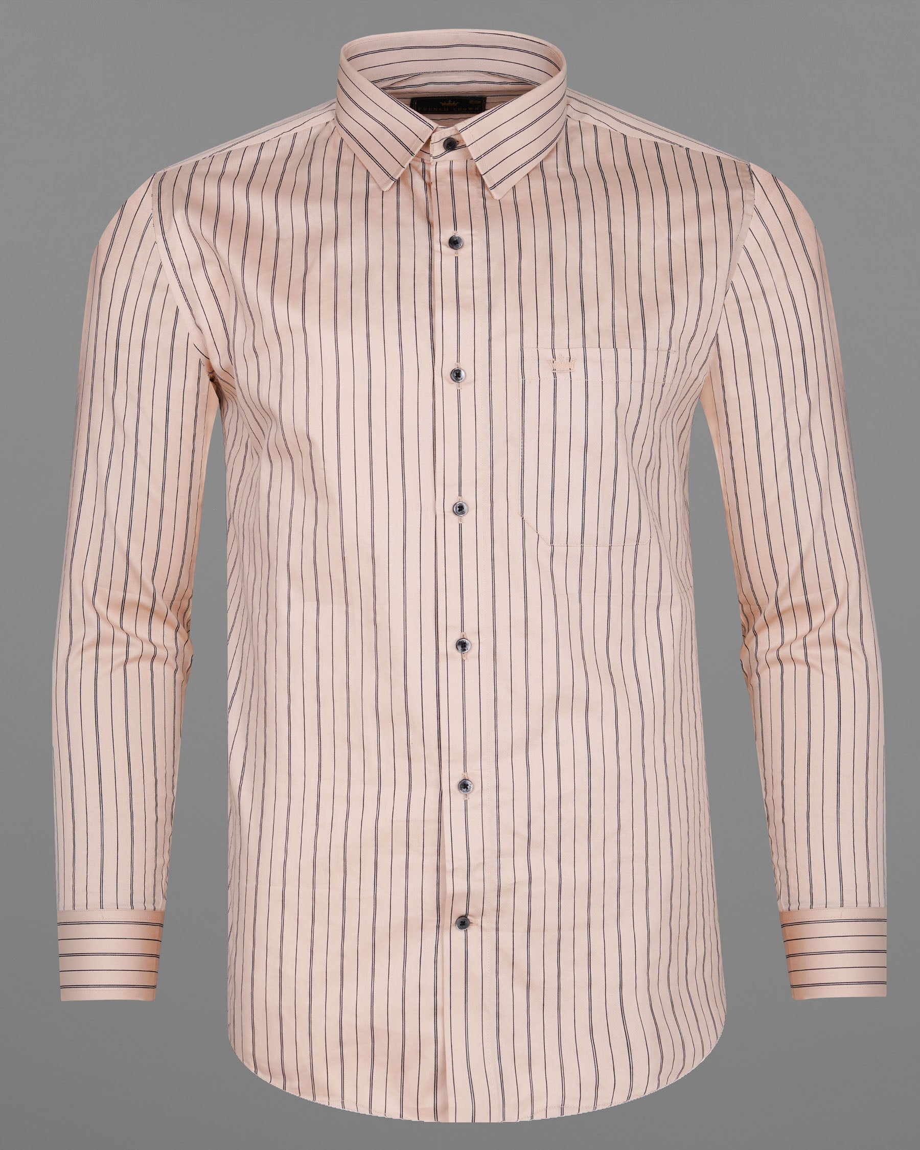 Timberwolf Brown with Black Striped Super Soft Premium Cotton Shirt 8002-BLK-38,8002-BLK-H-38,8002-BLK-39,8002-BLK-H-39,8002-BLK-40,8002-BLK-H-40,8002-BLK-42,8002-BLK-H-42,8002-BLK-44,8002-BLK-H-44,8002-BLK-46,8002-BLK-H-46,8002-BLK-48,8002-BLK-H-48,8002-BLK-50,8002-BLK-H-50,8002-BLK-52,8002-BLK-H-52