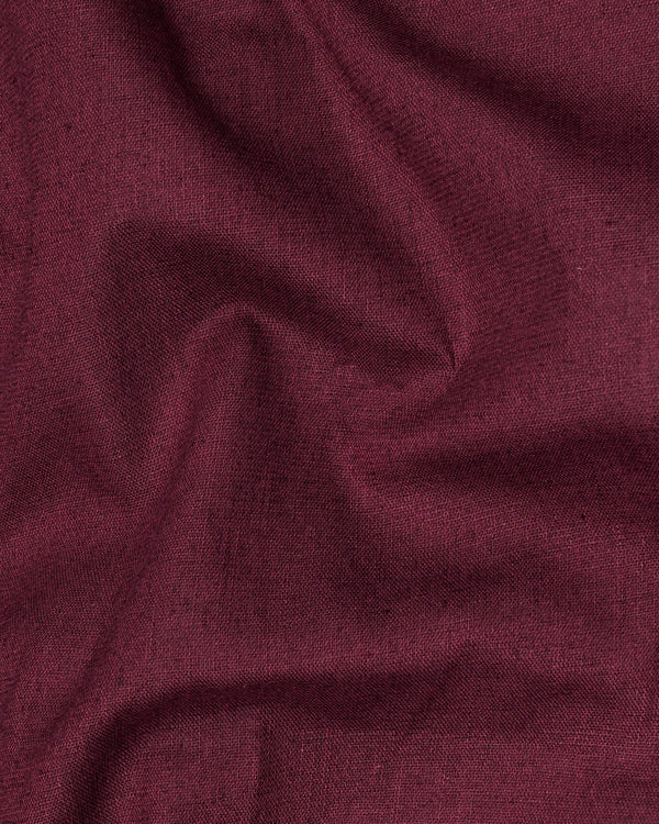 Wine Berry Luxurious Linen Shirt 8023-M,8023-M-H-38,8023-M-39,8023-M-H-39,8023-M-40,8023-M-H-40,8023-M-42,8023-M-H-42,8023-M-44,8023-M-H-44,8023-M-46,8023-M-H-46,8023-M-48,8023-M-H-48,8023-M-50,8023-M-H-50,8023-M-52,8023-M-H-52