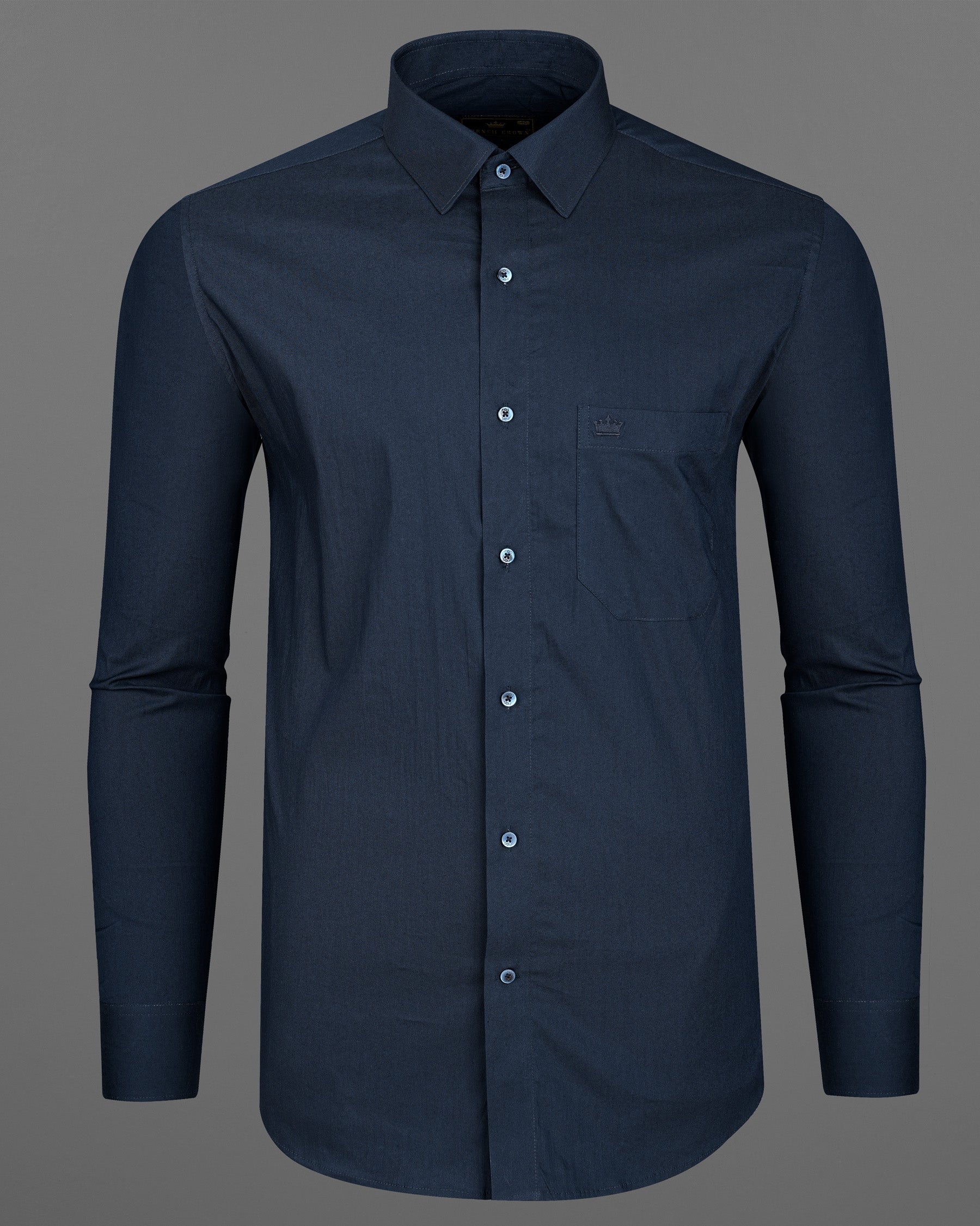 Firefly Navy Blue Premium Cotton Shirt 8055-BLE-38, 8055-BLE-H-38, 8055-BLE-39, 8055-BLE-H-39, 8055-BLE-40, 8055-BLE-H-40, 8055-BLE-42, 8055-BLE-H-42, 8055-BLE-44, 8055-BLE-H-44, 8055-BLE-46, 8055-BLE-H-46, 8055-BLE-48, 8055-BLE-H-48, 8055-BLE-50, 8055-BLE-H-50, 8055-BLE-52, 8055-BLE-H-52