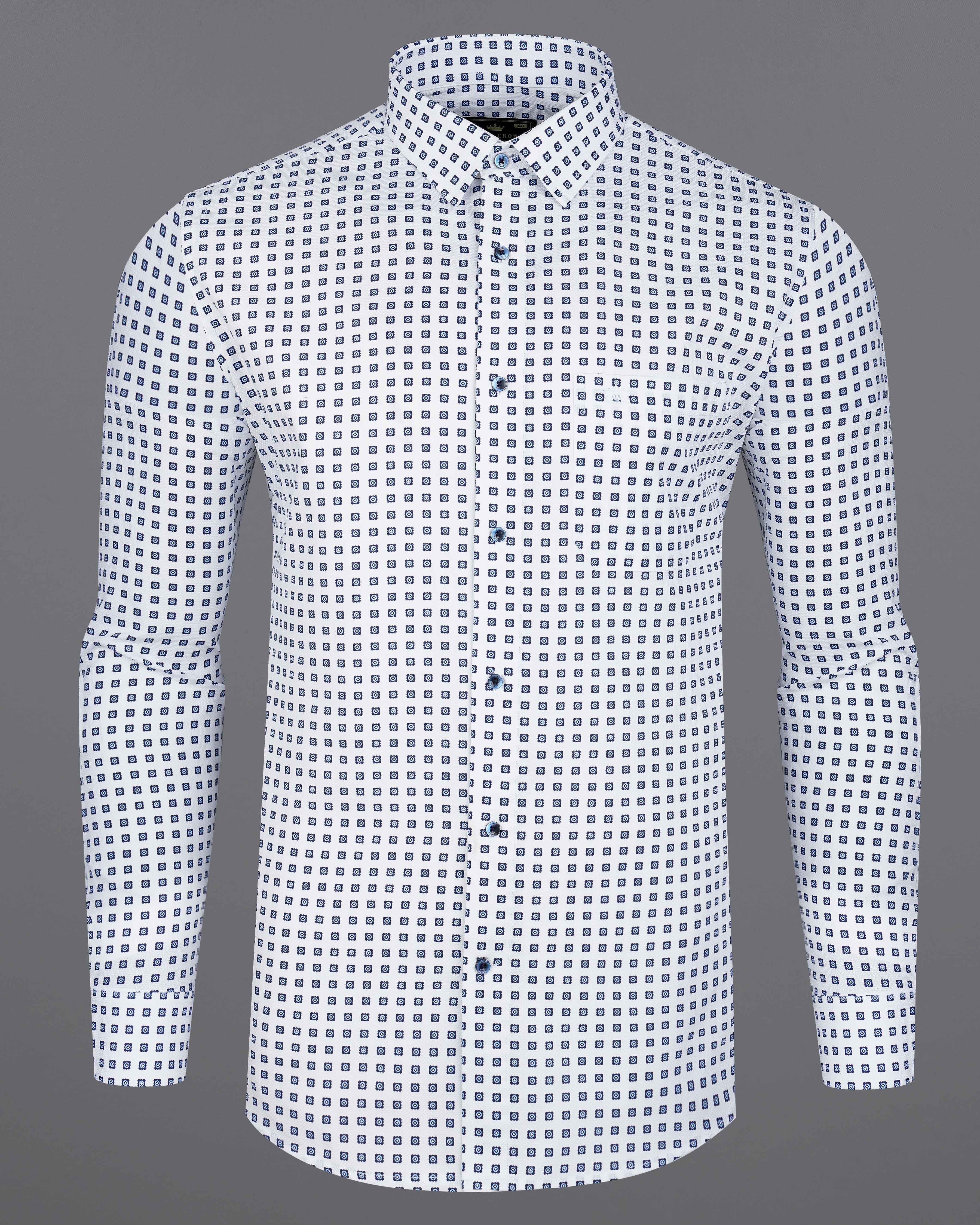 Bright White with Ebony Clay Navy Blue Box Dobby Textured Premium Giza Cotton Shirt 8064-BLE-38, 8064-BLE-H-38, 8064-BLE-39, 8064-BLE-H-39, 8064-BLE-40, 8064-BLE-H-40, 8064-BLE-42, 8064-BLE-H-42, 8064-BLE-44, 8064-BLE-H-44, 8064-BLE-46, 8064-BLE-H-46, 8064-BLE-48, 8064-BLE-H-48, 8064-BLE-50, 8064-BLE-H-50, 8064-BLE-52, 8064-BLE-H-52