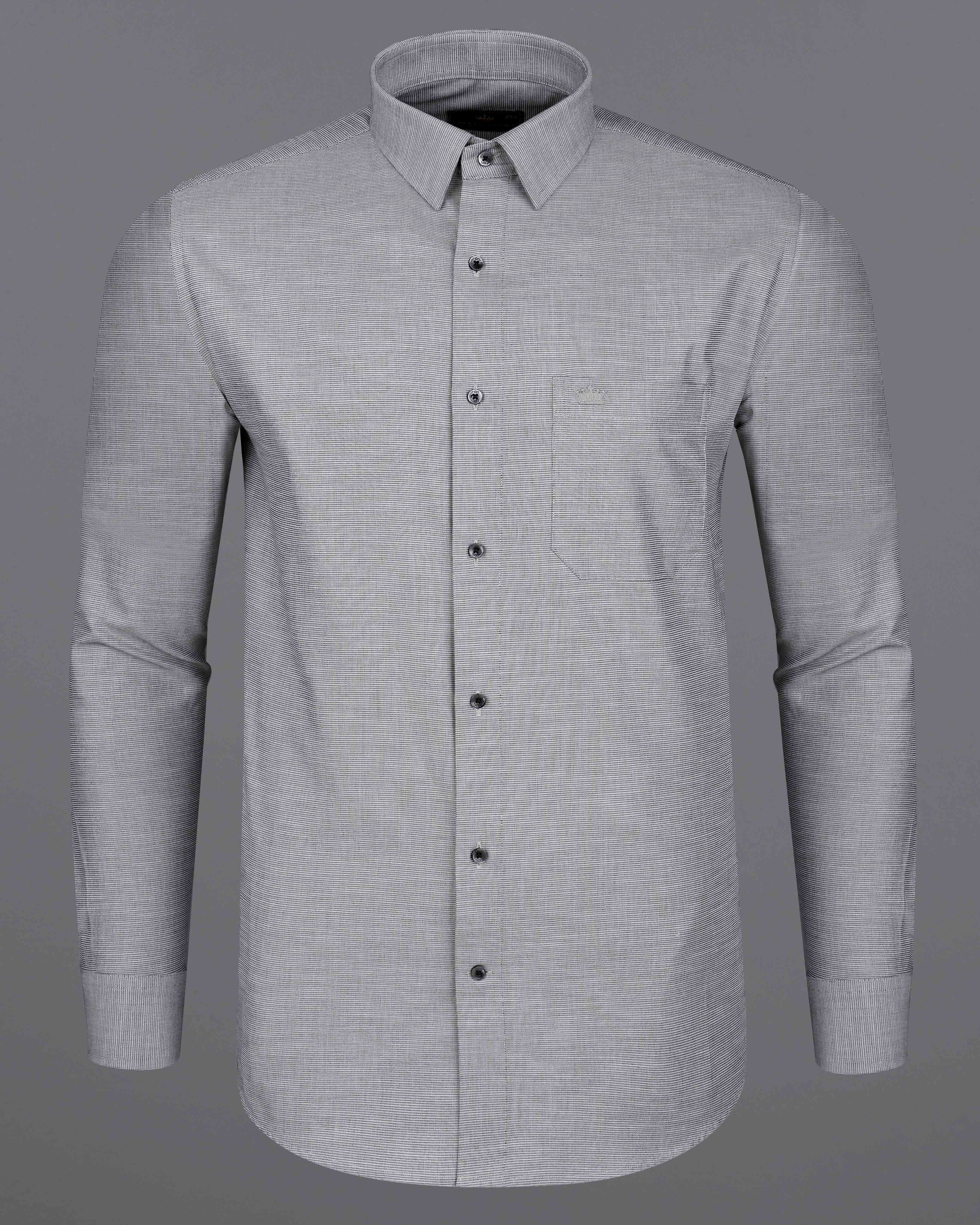 Metallic Gray with Black Premium Giza Cotton Chambray Shirt 8065-BLK-38,8065-BLK-38,8065-BLK-39,8065-BLK-39,8065-BLK-40,8065-BLK-40,8065-BLK-42,8065-BLK-42,8065-BLK-44,8065-BLK-44,8065-BLK-46,8065-BLK-46,8065-BLK-48,8065-BLK-48,8065-BLK-50,8065-BLK-50,8065-BLK-52,8065-BLK-52