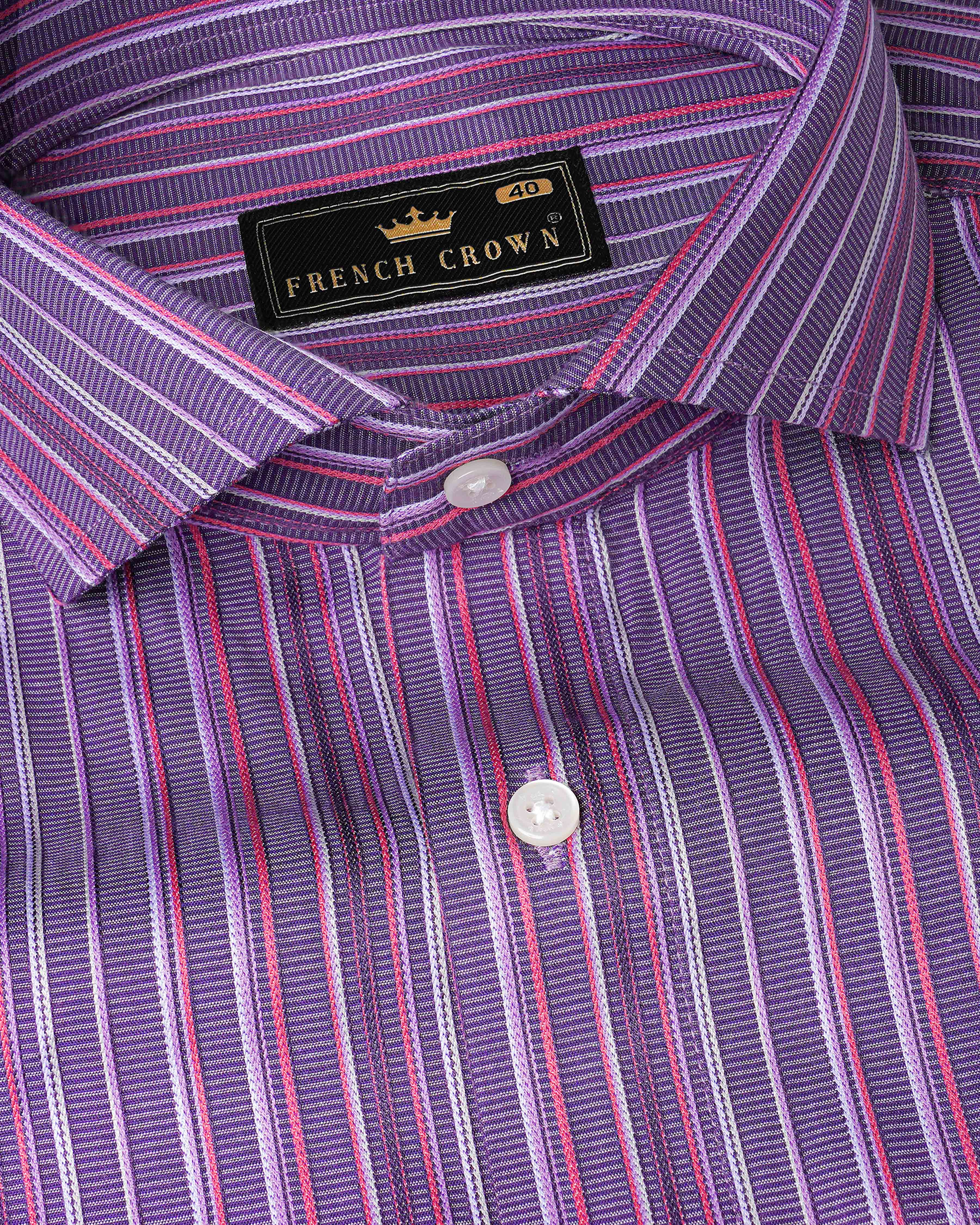 Byzantium Violet with Dep Rose Pink Striped Dobby Textured Premium Giza Cotton Shirt 8068-CA-38, 8068-CA-H-38, 8068-CA-39, 8068-CA-H-39, 8068-CA-40, 8068-CA-H-40, 8068-CA-42, 8068-CA-H-42, 8068-CA-44, 8068-CA-H-44, 8068-CA-46, 8068-CA-H-46, 8068-CA-48, 8068-CA-H-48, 8068-CA-50, 8068-CA-H-50, 8068-CA-52, 8068-CA-H-52