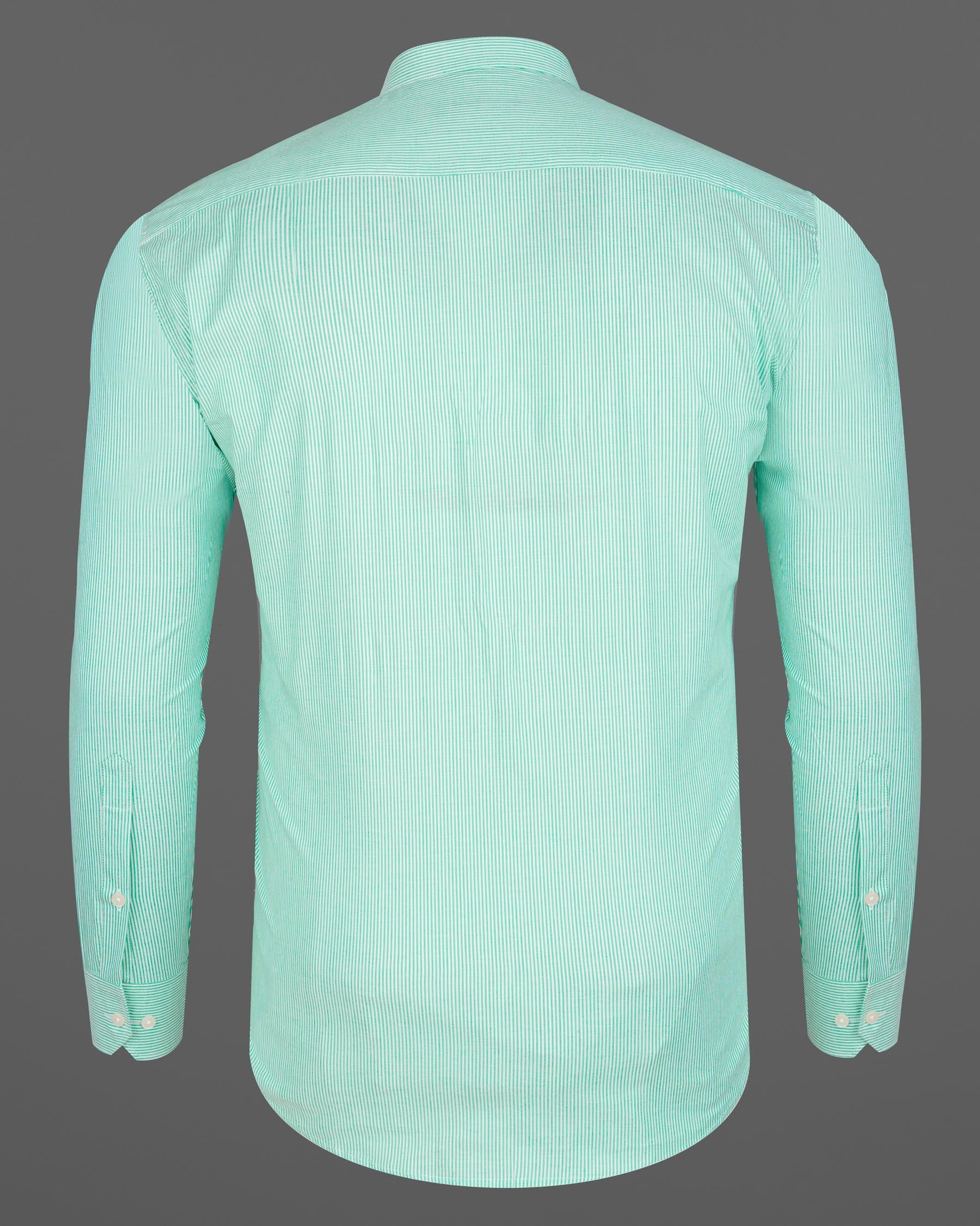 Bright White and Tiffany Green Pinstriped Premium Cotton Shirt 8169-M-38, 8169-M-H-38, 8169-M-39, 8169-M-H-39, 8169-M-40, 8169-M-H-40, 8169-M-42, 8169-M-H-42, 8169-M-44, 8169-M-H-44, 8169-M-46, 8169-M-H-46, 8169-M-48, 8169-M-H-48, 8169-M-50, 8169-M-H-50, 8169-M-52, 8169-M-H-52