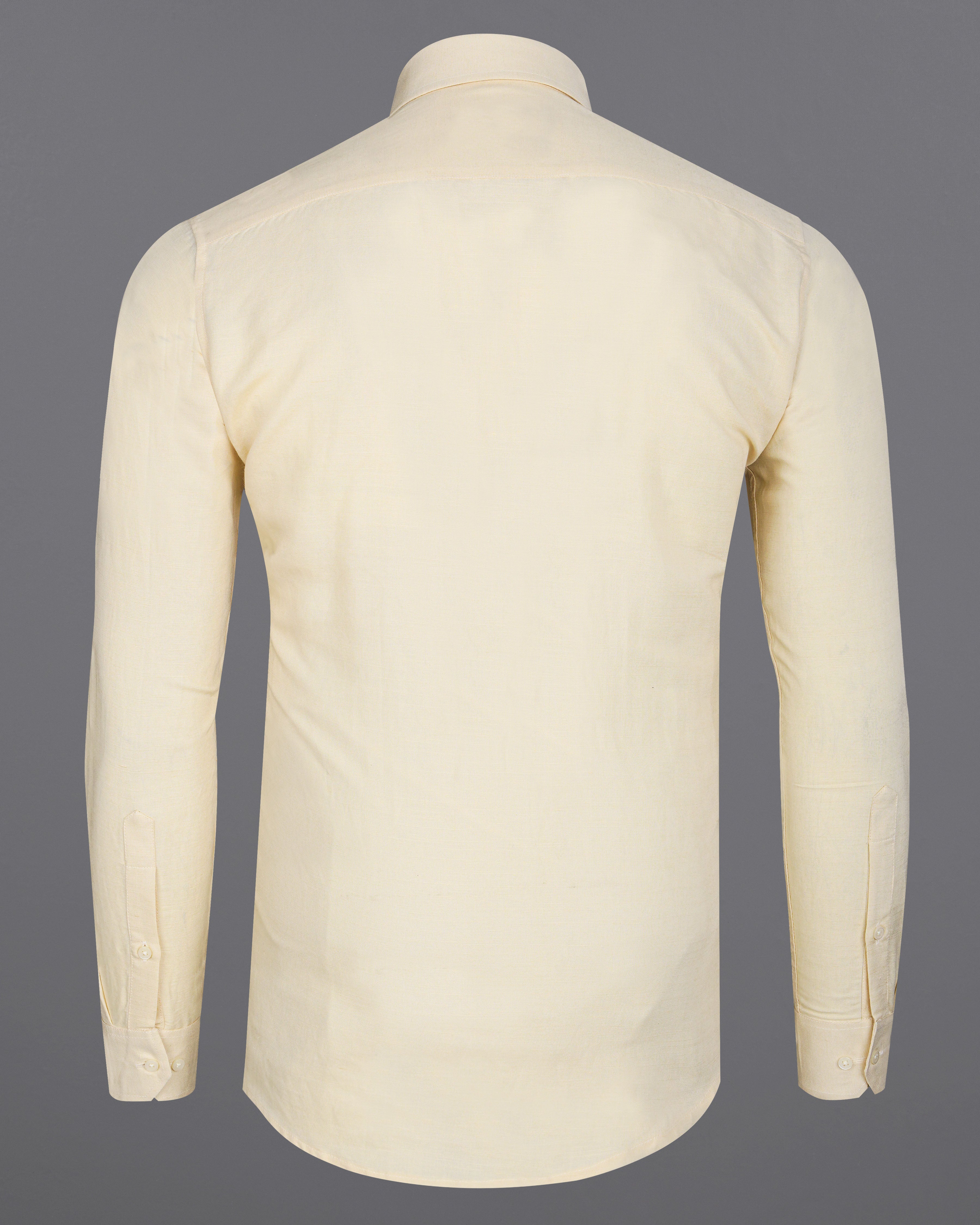 Wheatfield Beige Luxurious Linen Shirt