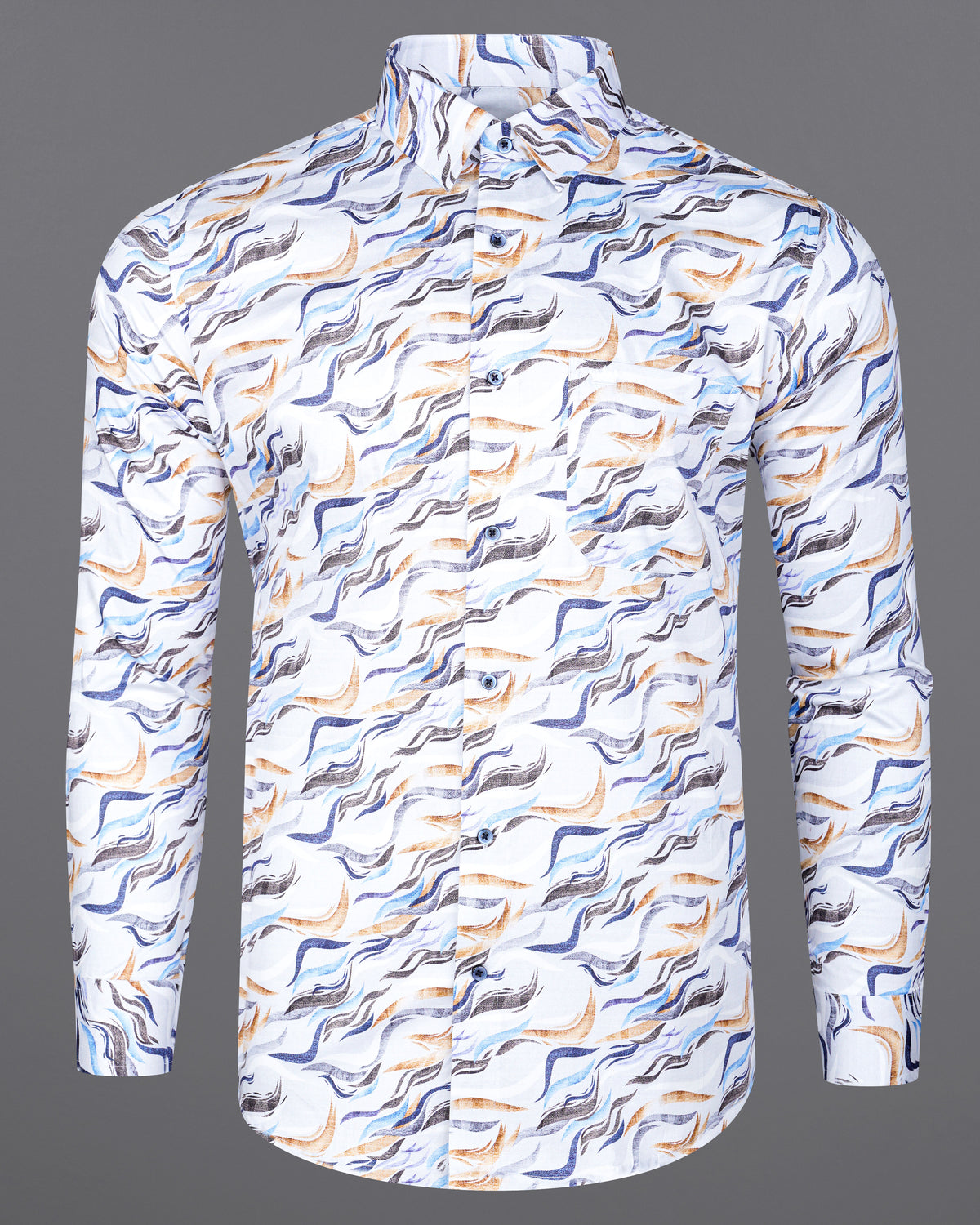 Bright White with Driftwood Brown and Minsk Blue Printed Super Soft Premium Cotton Shirt 8241-BLE-38,8241-BLE-H-38,8241-BLE-39,8241-BLE-H-39,8241-BLE-40,8241-BLE-H-40,8241-BLE-42,8241-BLE-H-42,8241-BLE-44,8241-BLE-H-44,8241-BLE-46,8241-BLE-H-46,8241-BLE-48,8241-BLE-H-48,8241-BLE-50,8241-BLE-H-50,8241-BLE-52,8241-BLE-H-52