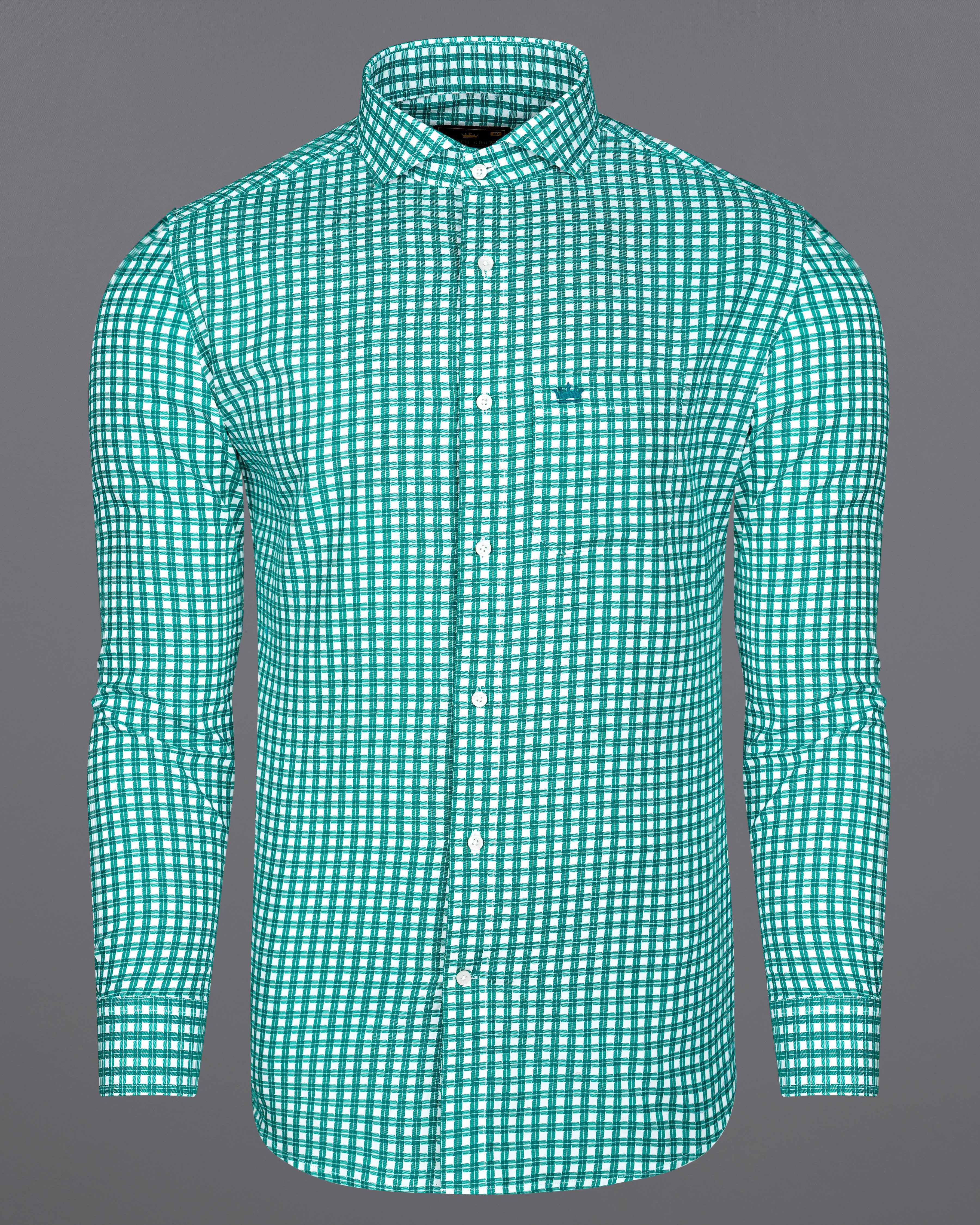 Lochinvar Aqua Green with White Gingham Dobby Textured Premium Giza Cotton Shirt 8245-CA-38,8245-CA-H-38,8245-CA-39,8245-CA-H-39,8245-CA-40,8245-CA-H-40,8245-CA-42,8245-CA-H-42,8245-CA-44,8245-CA-H-44,8245-CA-46,8245-CA-H-46,8245-CA-48,8245-CA-H-48,8245-CA-50,8245-CA-H-50,8245-CA-52,8245-CA-H-52