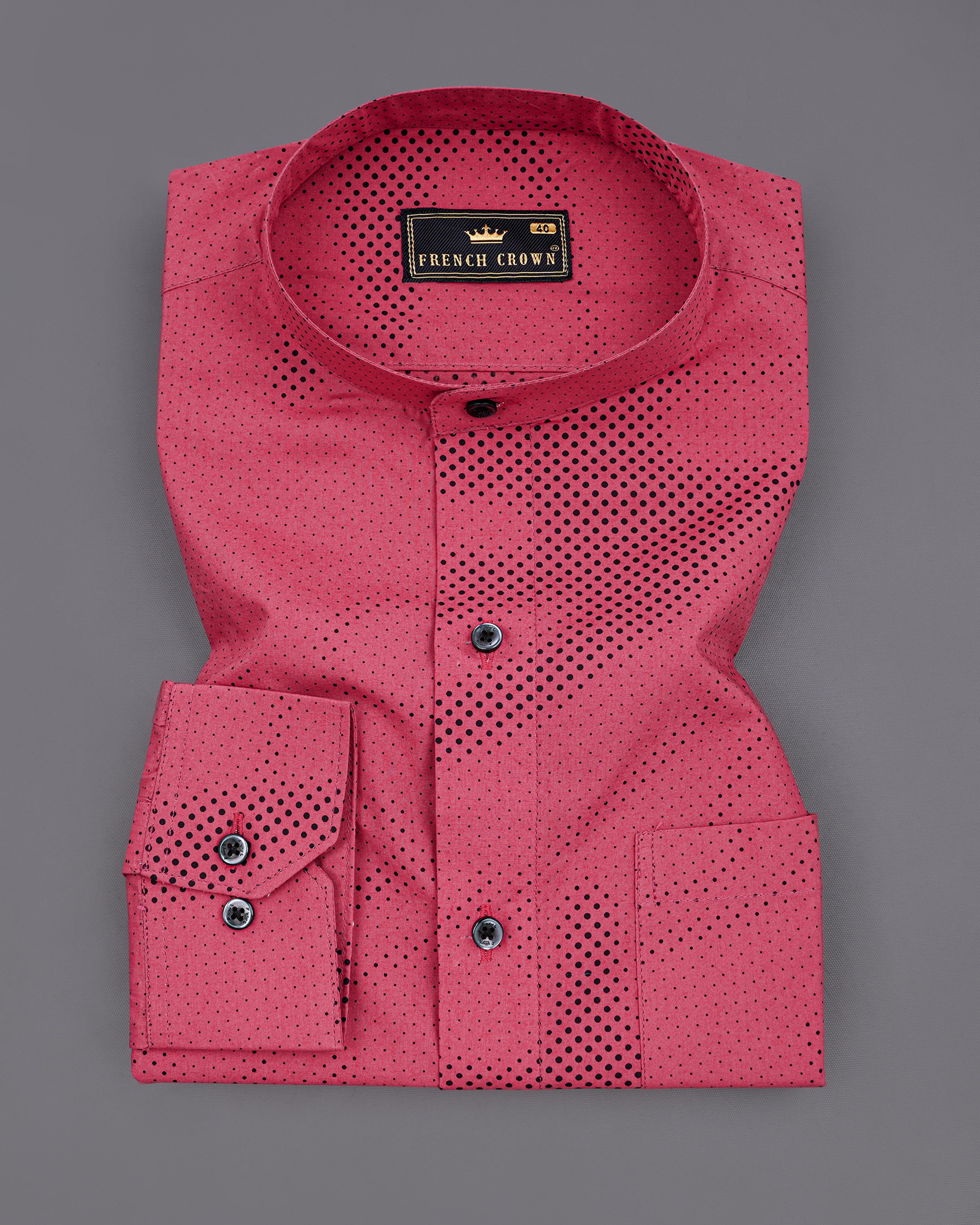 Burgundy with Asphalt Black Dotted Premium Cotton Shirt 8270-M-BLK-38, 8270-M-BLK-H-38, 8270-M-BLK-39, 8270-M-BLK-H-39, 8270-M-BLK-40, 8270-M-BLK-H-40, 8270-M-BLK-42, 8270-M-BLK-H-42, 8270-M-BLK-44, 8270-M-BLK-H-44, 8270-M-BLK-46, 8270-M-BLK-H-46, 8270-M-BLK-48, 8270-M-BLK-H-48, 8270-M-BLK-50, 8270-M-BLK-H-50, 8270-M-BLK-52, 8270-M-BLK-H-52