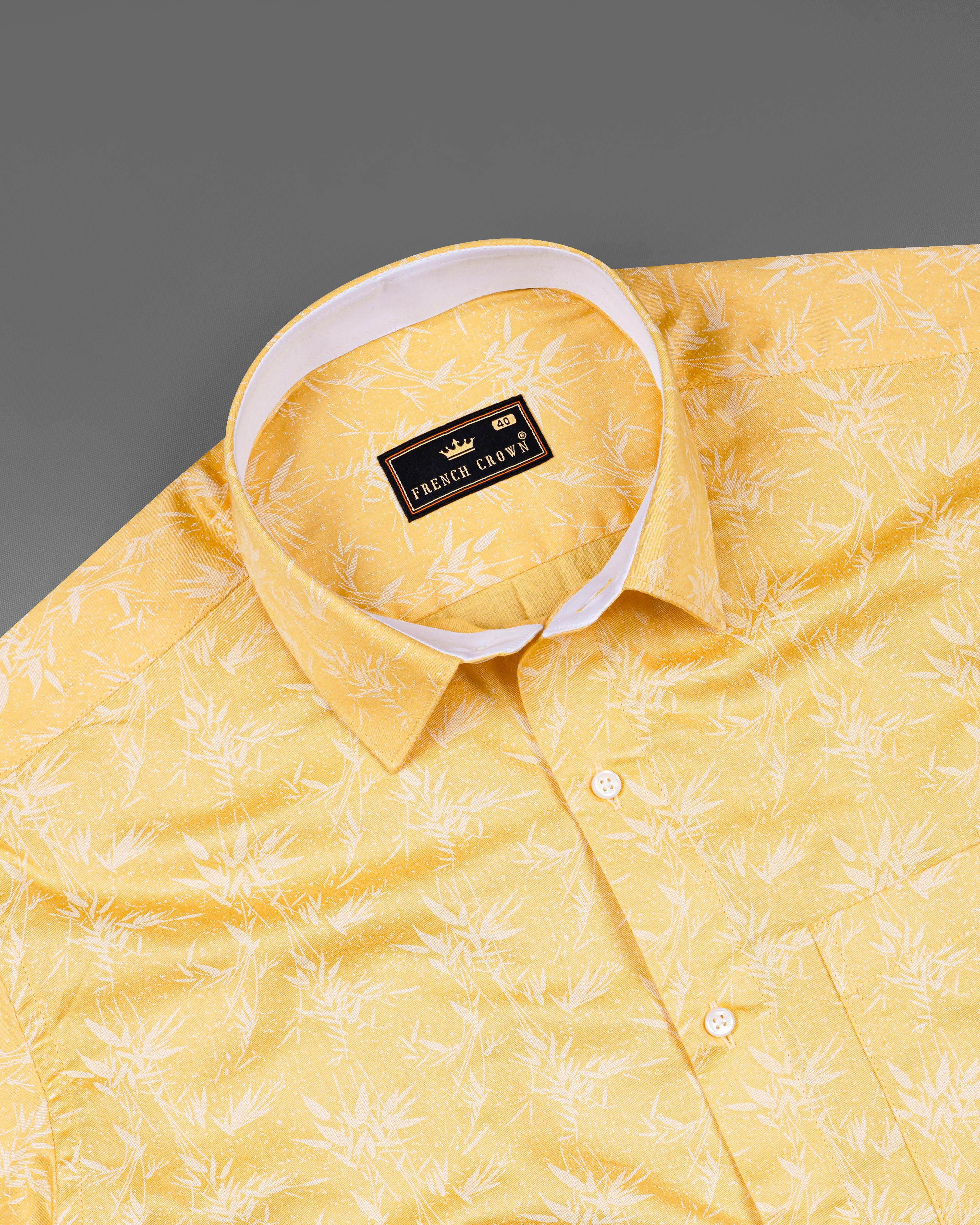 Chardonnay Yellow Printed Super Soft Premium Cotton Shirt 8285-CP -38,8285-CP -H-38,8285-CP -39,8285-CP -H-39,8285-CP -40,8285-CP -H-40,8285-CP -42,8285-CP -H-42,8285-CP -44,8285-CP -H-44,8285-CP -46,8285-CP -H-46,8285-CP -48,8285-CP -H-48,8285-CP -50,8285-CP -H-50,8285-CP -52,8285-CP -H-52