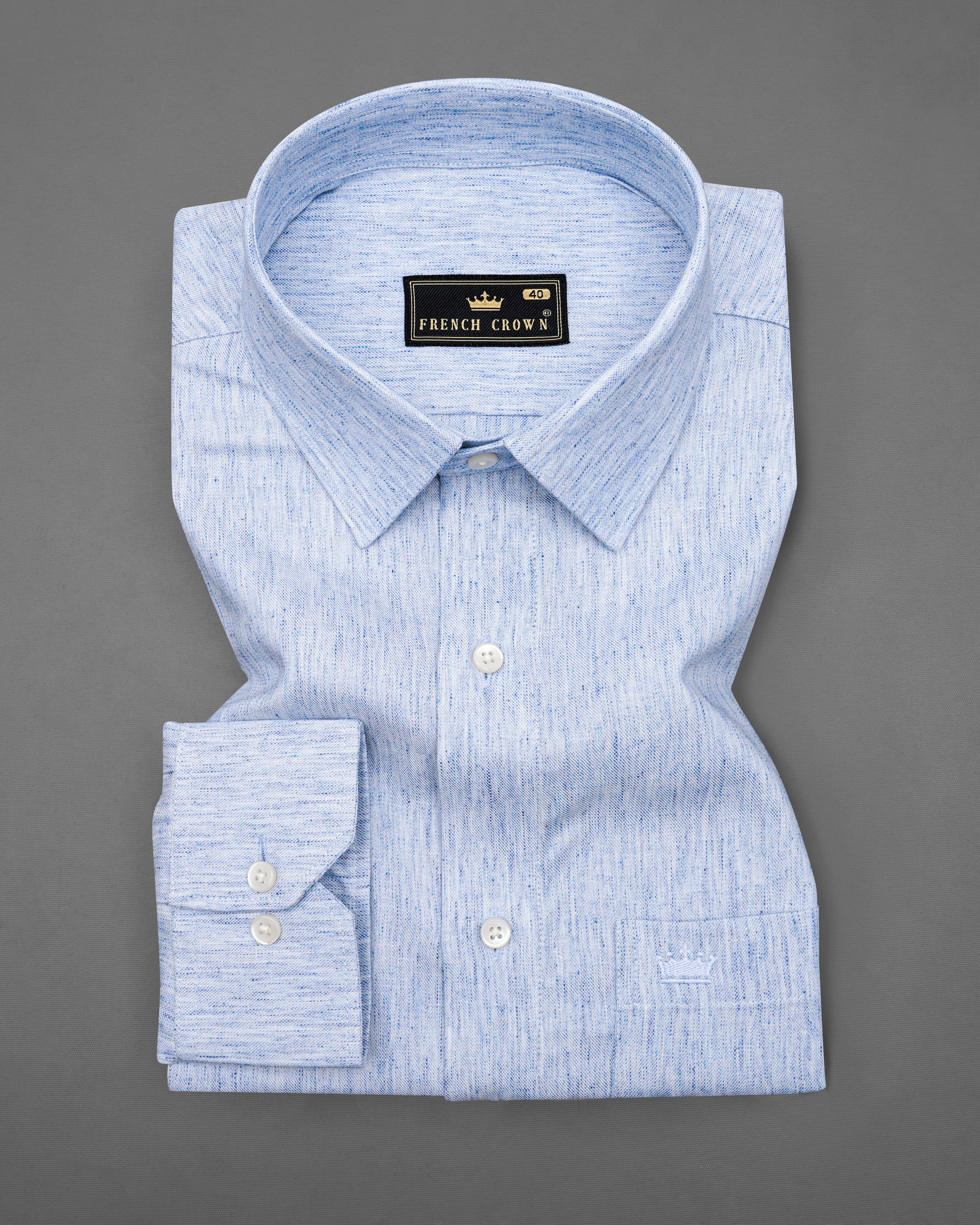 Tropical Blue Chambray Textured Premium Cotton Shirt 8321 -38,8321 -H-38,8321 -39,8321 -H-39,8321 -40,8321 -H-40,8321 -42,8321 -H-42,8321 -44,8321 -H-44,8321 -46,8321 -H-46,8321 -48,8321 -H-48,8321 -50,8321 -H-50,8321 -52,8321 -H-52