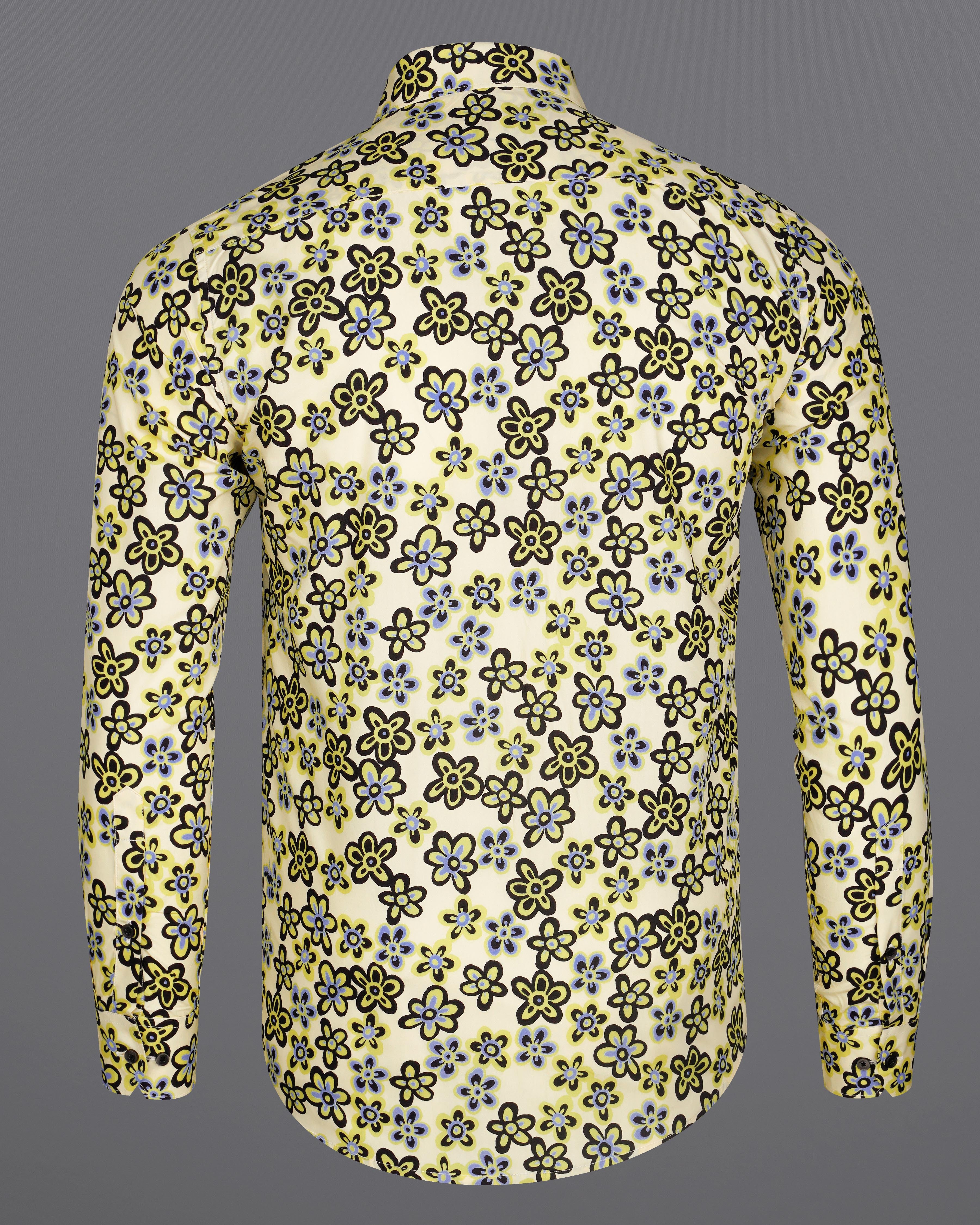 Solitaire with Straw Yellow and Jade Black Ditsy Printed Premium Cotton Shirt 8358-BLK-38, 8358-BLK-H-38, 8358-BLK-39, 8358-BLK-H-39, 8358-BLK-40, 8358-BLK-H-40, 8358-BLK-42, 8358-BLK-H-42, 8358-BLK-44, 8358-BLK-H-44, 8358-BLK-46, 8358-BLK-H-46, 8358-BLK-48, 8358-BLK-H-48, 8358-BLK-50, 8358-BLK-H-50, 8358-BLK-52, 8358-BLK-H-52