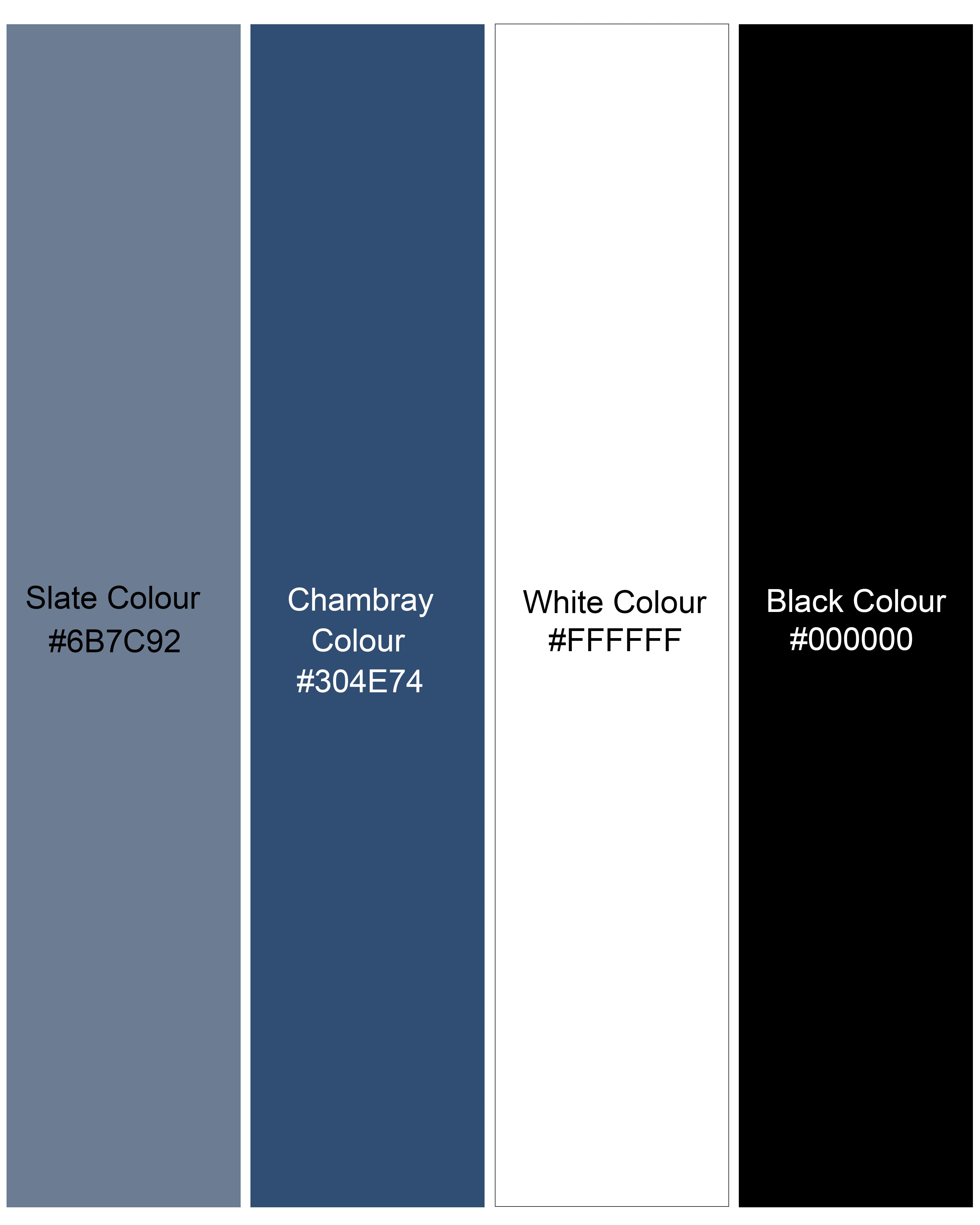 Slate Gray with Chambray Blue Box Printed Super Soft Premium Cotton Shirt 8403-BLE-38, 8403-BLE-H-38, 8403-BLE-39,8403-BLE-H-39, 8403-BLE-40, 8403-BLE-H-40, 8403-BLE-42, 8403-BLE-H-42, 8403-BLE-44, 8403-BLE-H-44, 8403-BLE-46, 8403-BLE-H-46, 8403-BLE-48, 8403-BLE-H-48, 8403-BLE-50, 8403-BLE-H-50, 8403-BLE-52, 8403-BLE-H-52