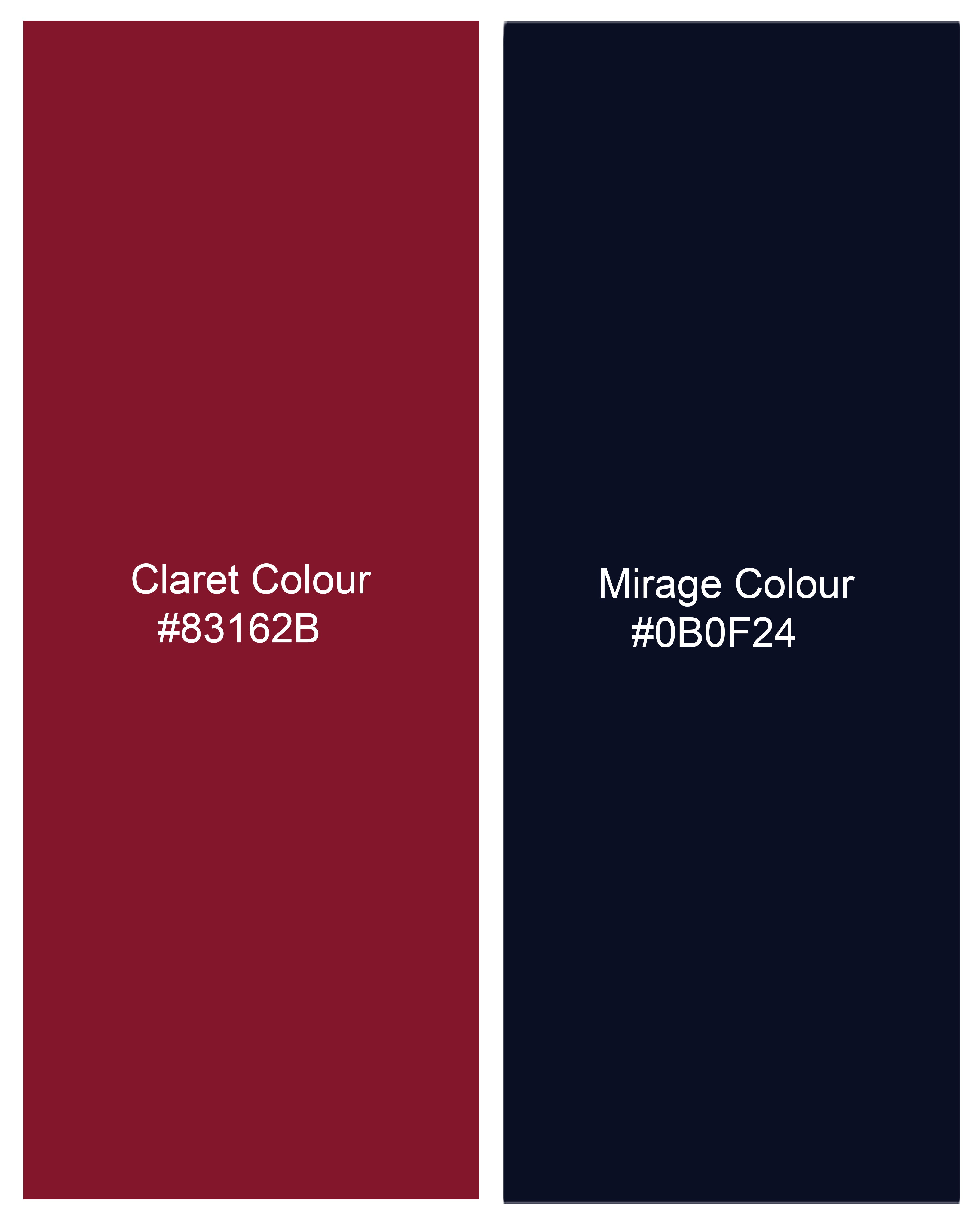 Claret Red with Mirage Subtle Sheen Blue Patch Pocket Spider Embroidered  Super Soft Premium Cotton Shirt 8440-E007-38, 8440-E007-H-38, 8440-E007-39, 8440-E007-H-39, 8440-E007-40, 8440-E007-H-40, 8440-E007-42, 8440-E007-H-42, 8440-E007-44, 8440-E007-H-44, 8440-E007-46, 8440-E007-H-46, 8440-E007-48, 8440-E007-H-48, 8440-E007-50, 8440-E007-H-50, 8440-E007-52, 8440-E007-H-52