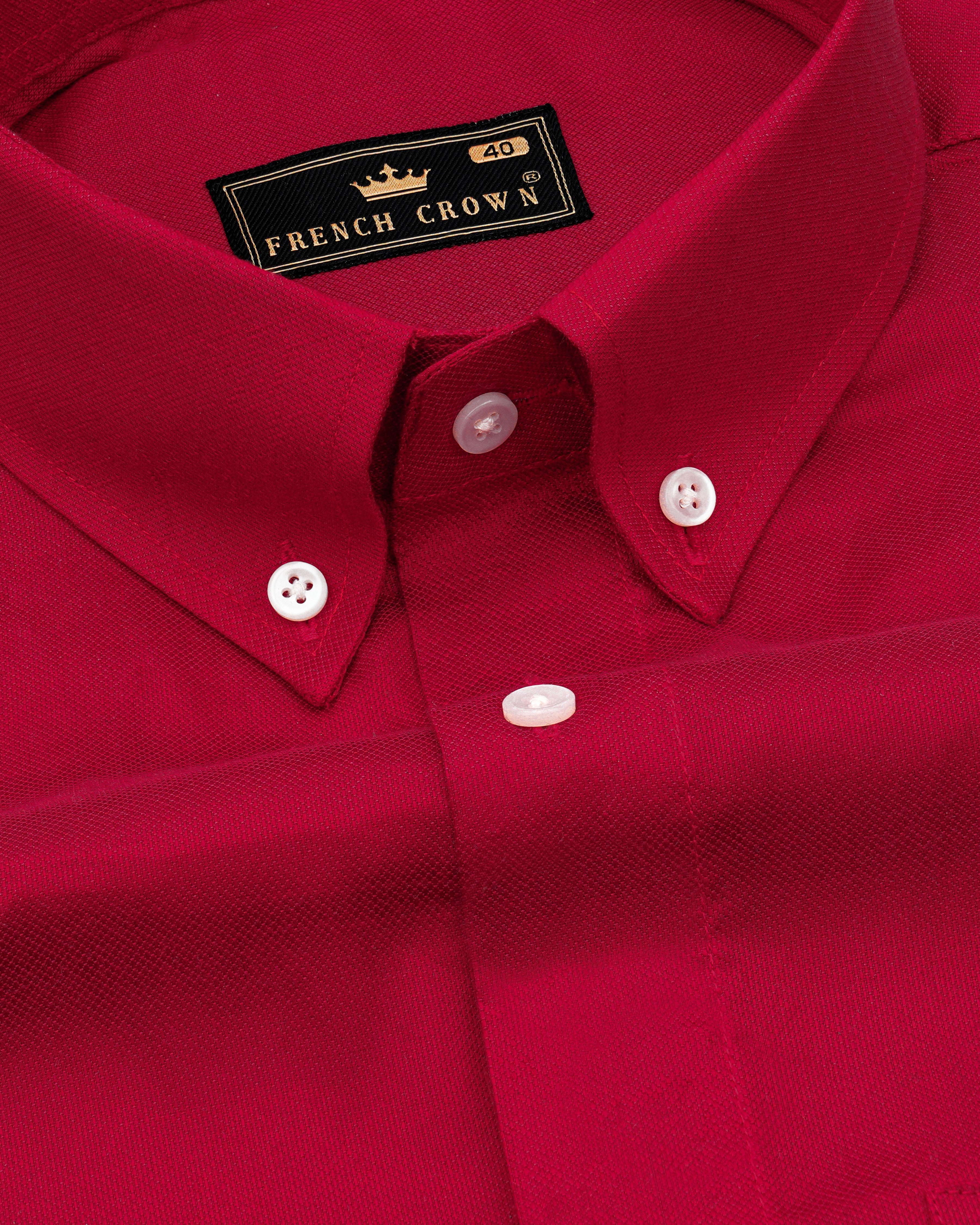 Carmine Red Dobby Textured Premium Giza Cotton Shirt 8491-BD-38,8491-BD-H-38,8491-BD-39,8491-BD-H-39,8491-BD-40,8491-BD-H-40,8491-BD-42,8491-BD-H-42,8491-BD-44,8491-BD-H-44,8491-BD-46,8491-BD-H-46,8491-BD-48,8491-BD-H-48,8491-BD-50,8491-BD-H-50,8491-BD-52,8491-BD-H-52