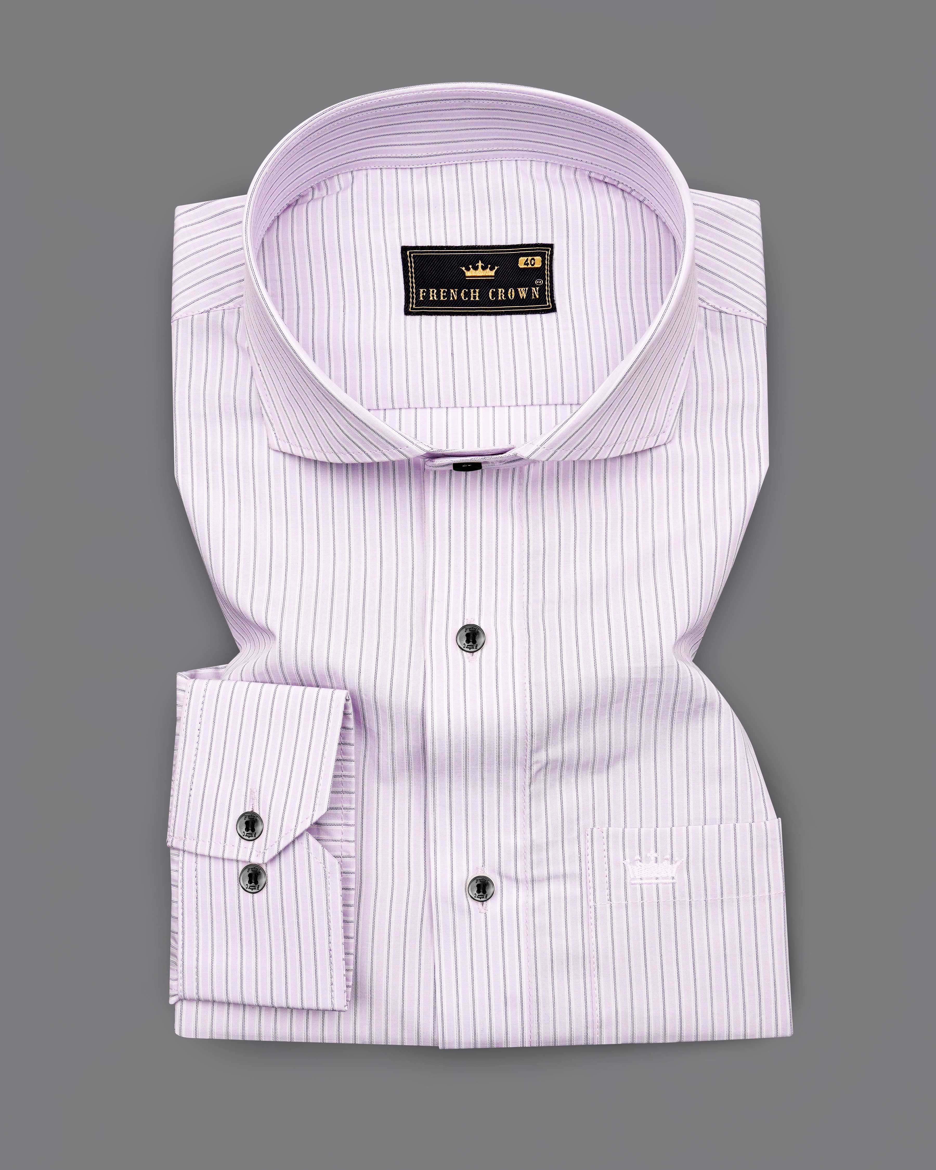 Prim Purple with Ebony Black Striped Premium Cotton Shirt 8508-BLK-38,8508-BLK-H-38,8508-BLK-39,8508-BLK-H-39,8508-BLK-40,8508-BLK-H-40,8508-BLK-42,8508-BLK-H-42,8508-BLK-44,8508-BLK-H-44,8508-BLK-46,8508-BLK-H-46,8508-BLK-48,8508-BLK-H-48,8508-BLK-50,8508-BLK-H-50,8508-BLK-52,8508-BLK-H-52