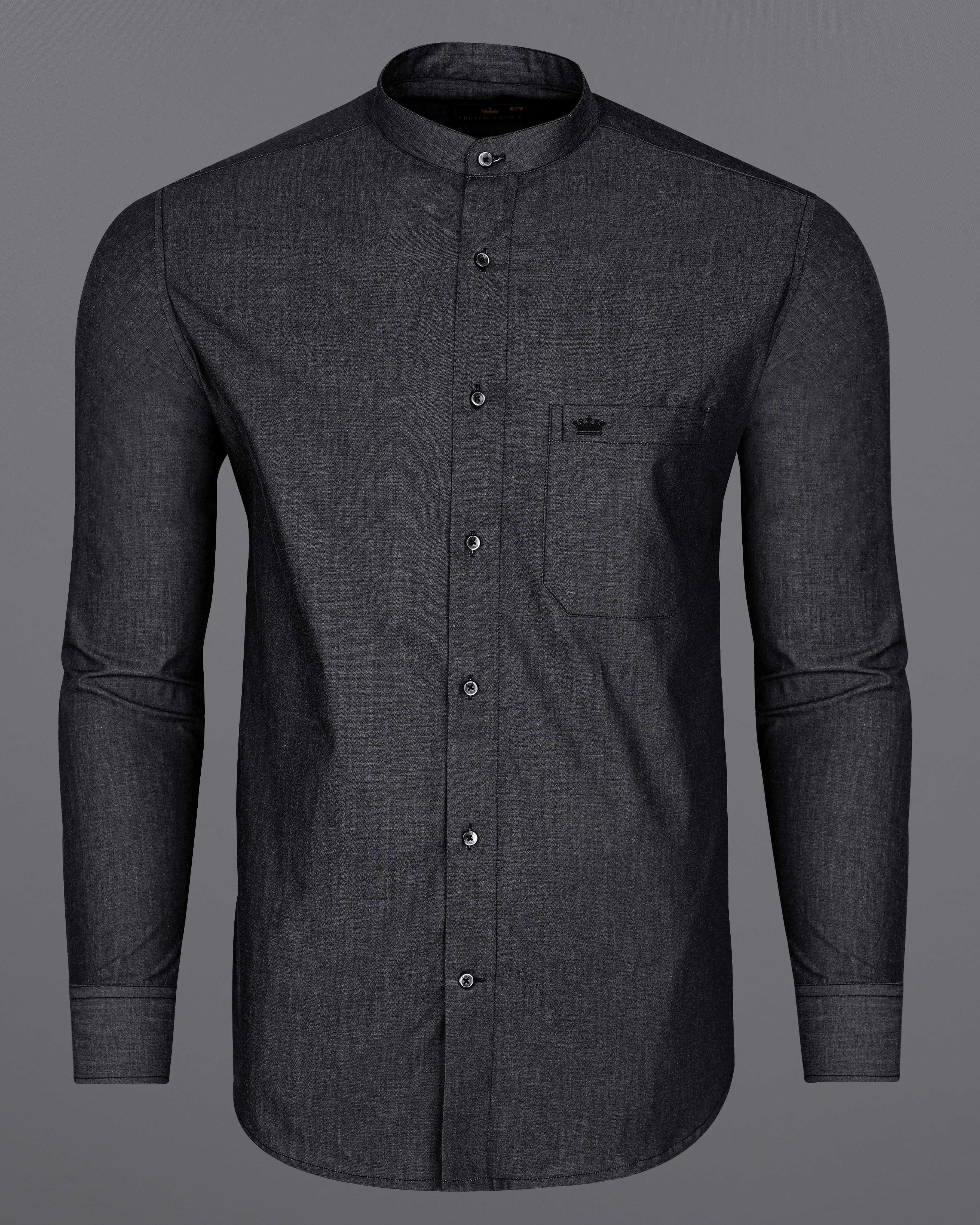 Jade Black Chambray Premium Cotton Shirt 8511-M-BLK-38,8511-M-BLK-H-38,8511-M-BLK-39,8511-M-BLK-H-39,8511-M-BLK-40,8511-M-BLK-H-40,8511-M-BLK-42,8511-M-BLK-H-42,8511-M-BLK-44,8511-M-BLK-H-44,8511-M-BLK-46,8511-M-BLK-H-46,8511-M-BLK-48,8511-M-BLK-H-48,8511-M-BLK-50,8511-M-BLK-H-50,8511-M-BLK-52,8511-M-BLK-H-52