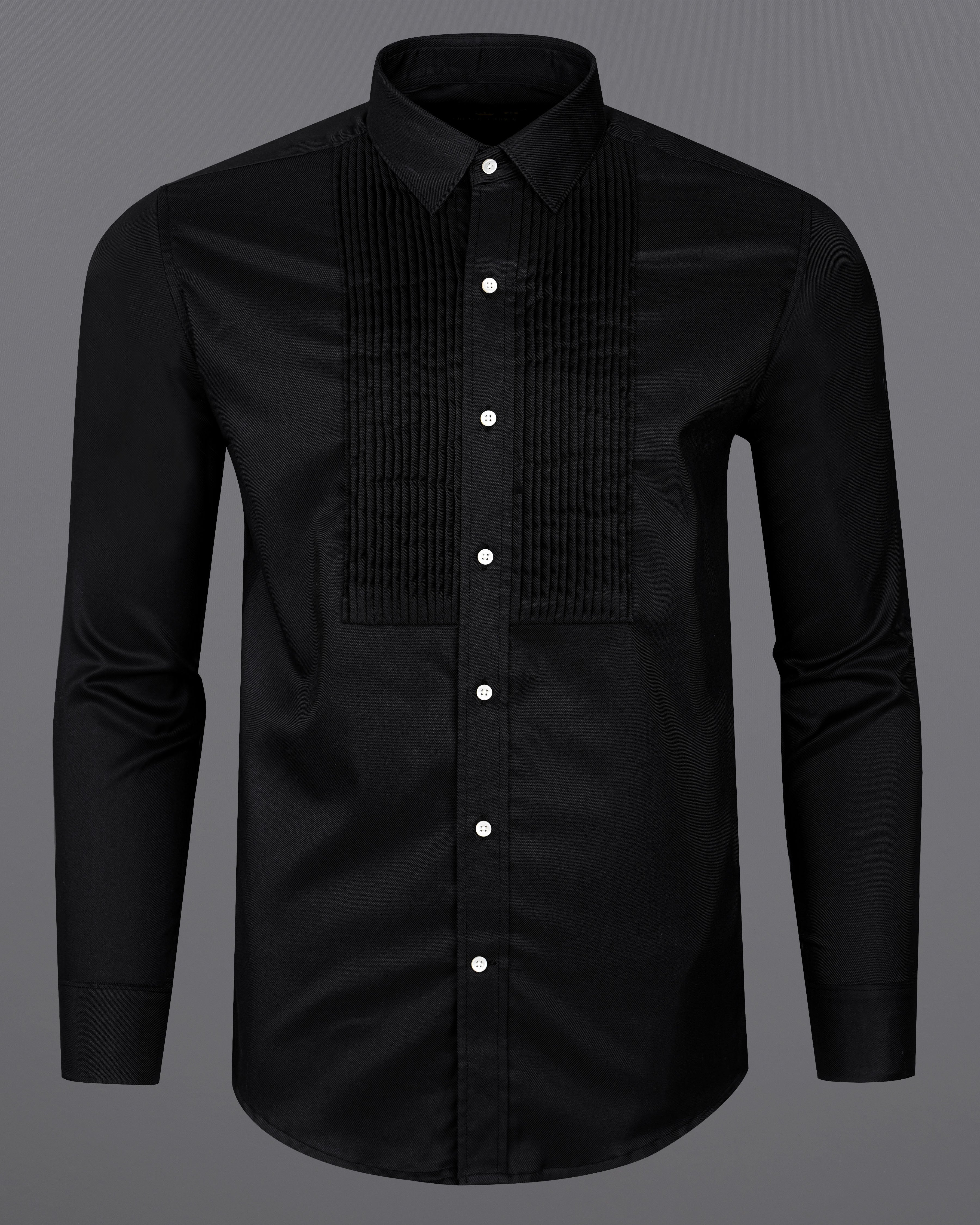 Jade Black Twill Premium Cotton Tuxedo Shirt 8522-TXD-38, 8522-TXD-H-38, 8522-TXD-39, 8522-TXD-H-39, 8522-TXD-40, 8522-TXD-H-40, 8522-TXD-42, 8522-TXD-H-42, 8522-TXD-44, 8522-TXD-H-44, 8522-TXD-46, 8522-TXD-H-46, 8522-TXD-48, 8522-TXD-H-48, 8522-TXD-50, 8522-TXD-H-50, 8522-TXD-52, 8522-TXD-H-52