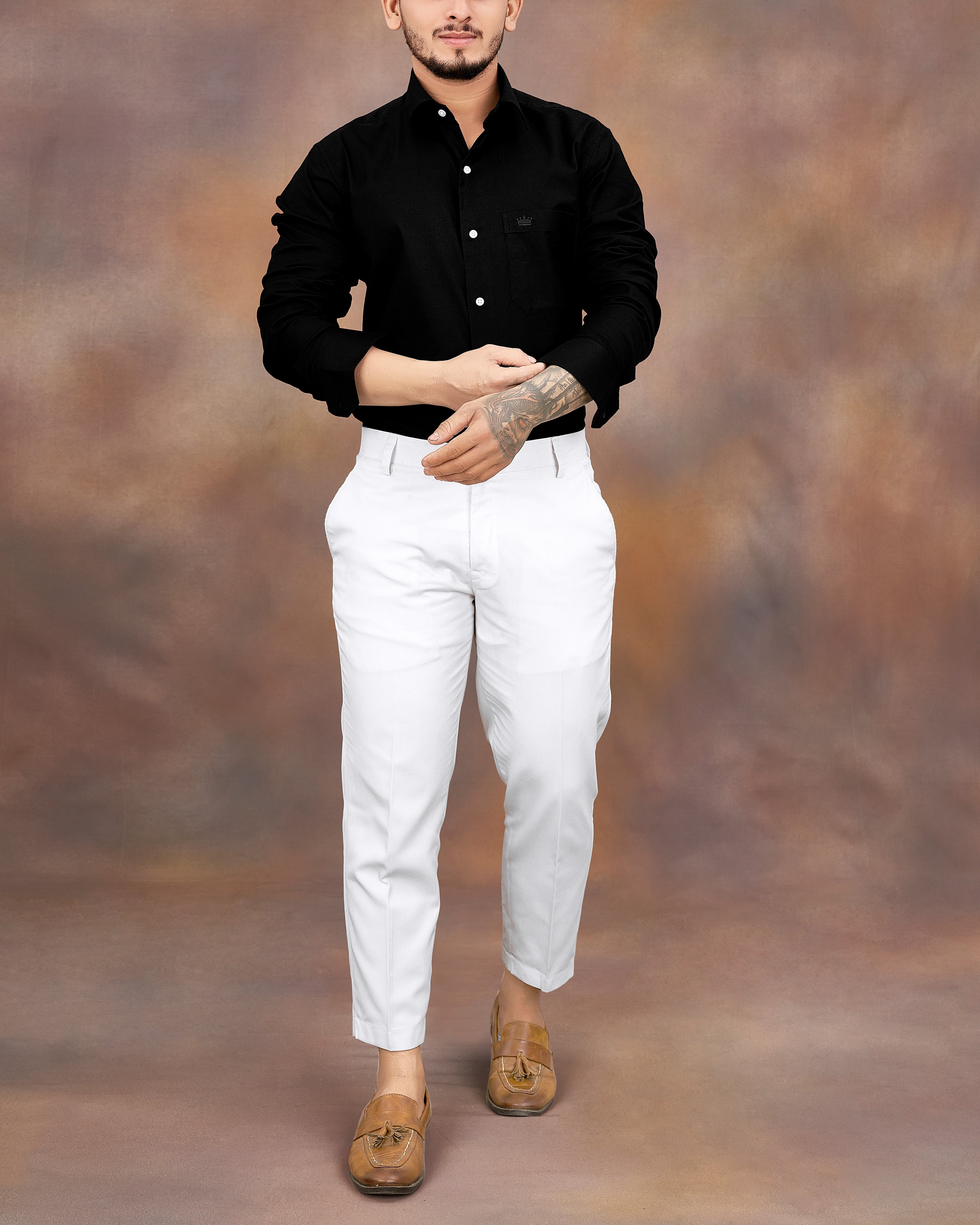 Jade Black Royal Oxford Shirt