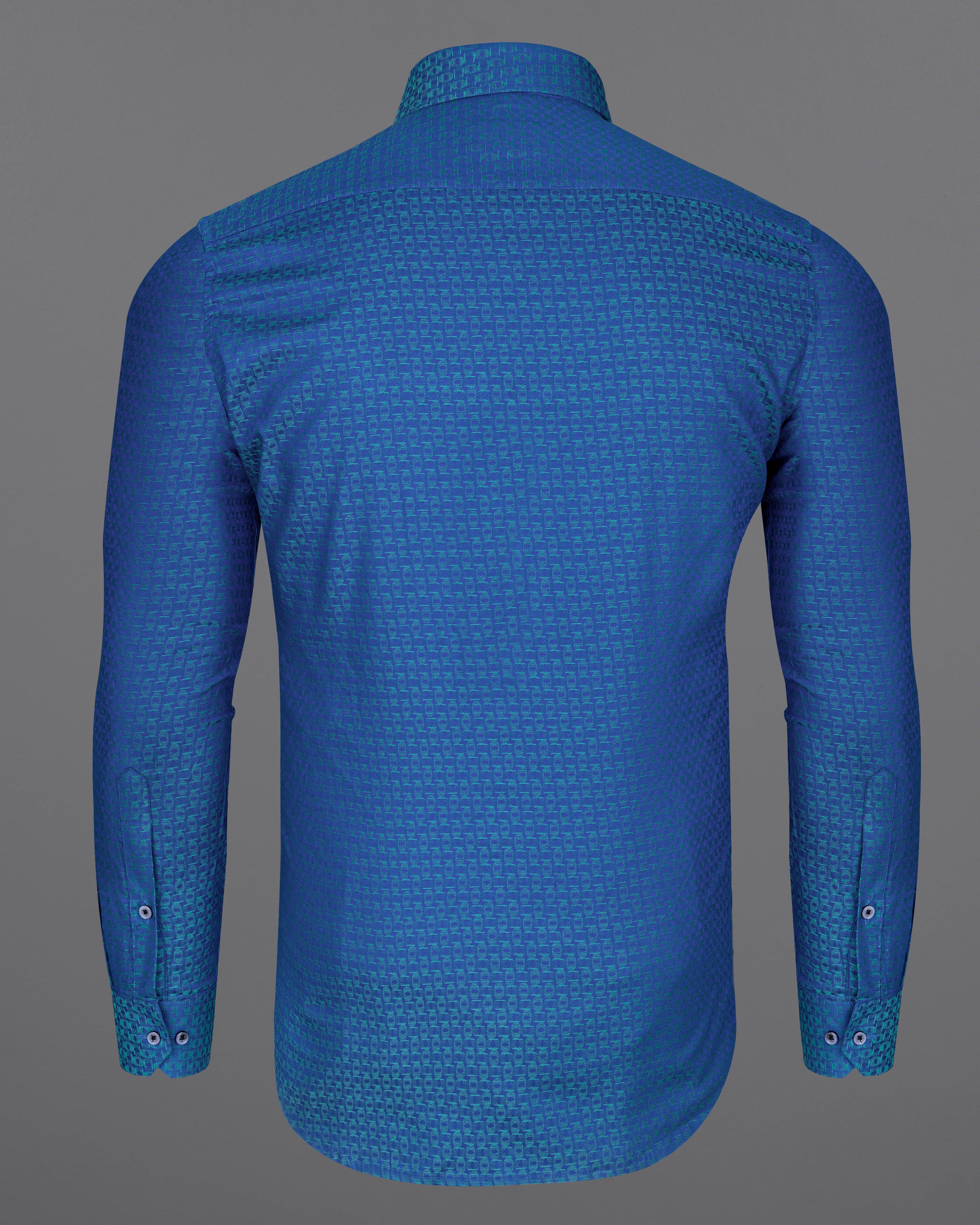Cobalt Blue Jacquard textured Premium Giza Cotton Shirt  8561-BLE-38,8561-BLE-H-38,8561-BLE-39,8561-BLE-H-39,8561-BLE-40,8561-BLE-H-40,8561-BLE-42,8561-BLE-H-42,8561-BLE-44,8561-BLE-H-44,8561-BLE-46,8561-BLE-H-46,8561-BLE-48,8561-BLE-H-48,8561-BLE-50,8561-BLE-H-50,8561-BLE-52,8561-BLE-H-52