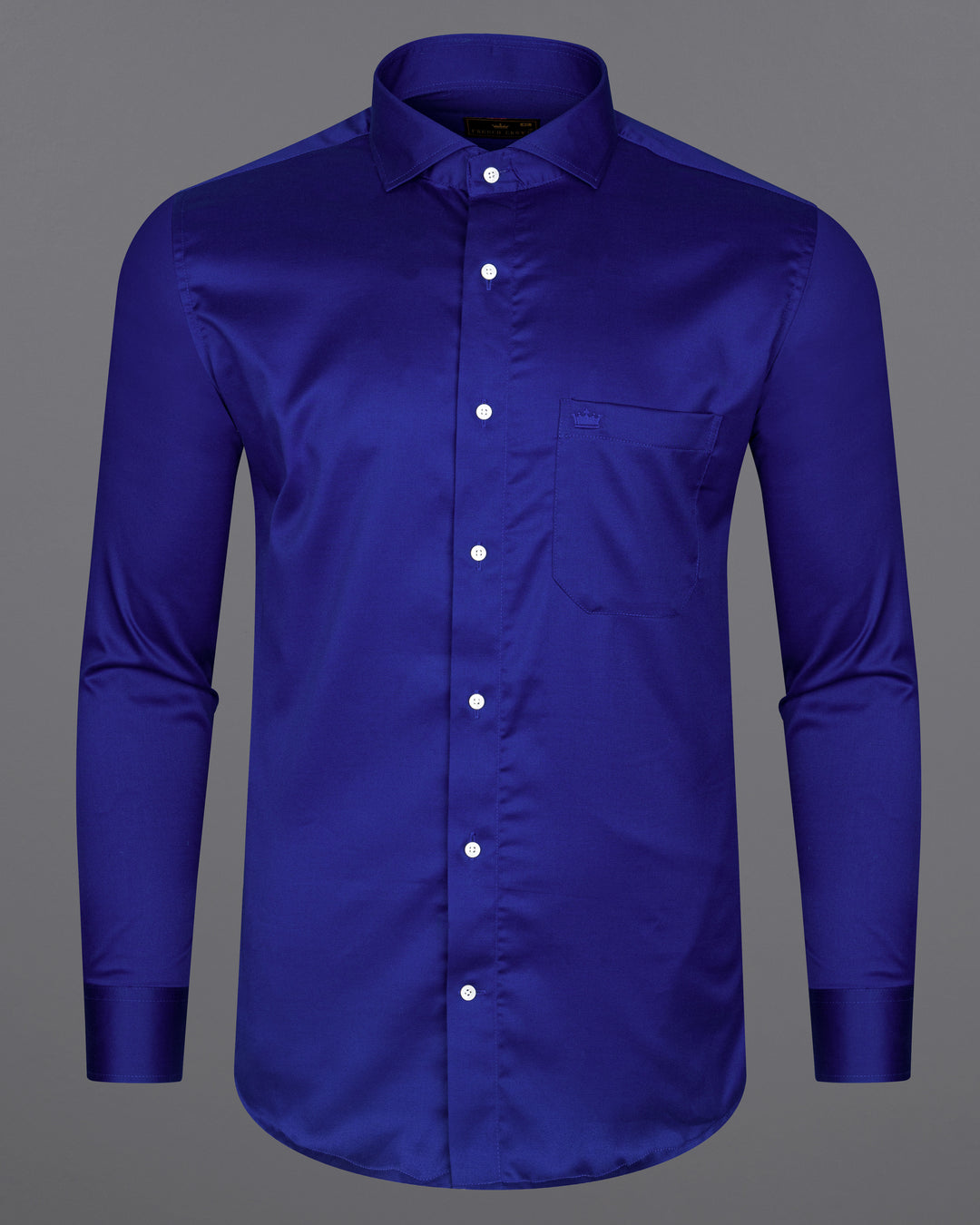 Non Iron Formal Blue Check Shirt - Yeti
