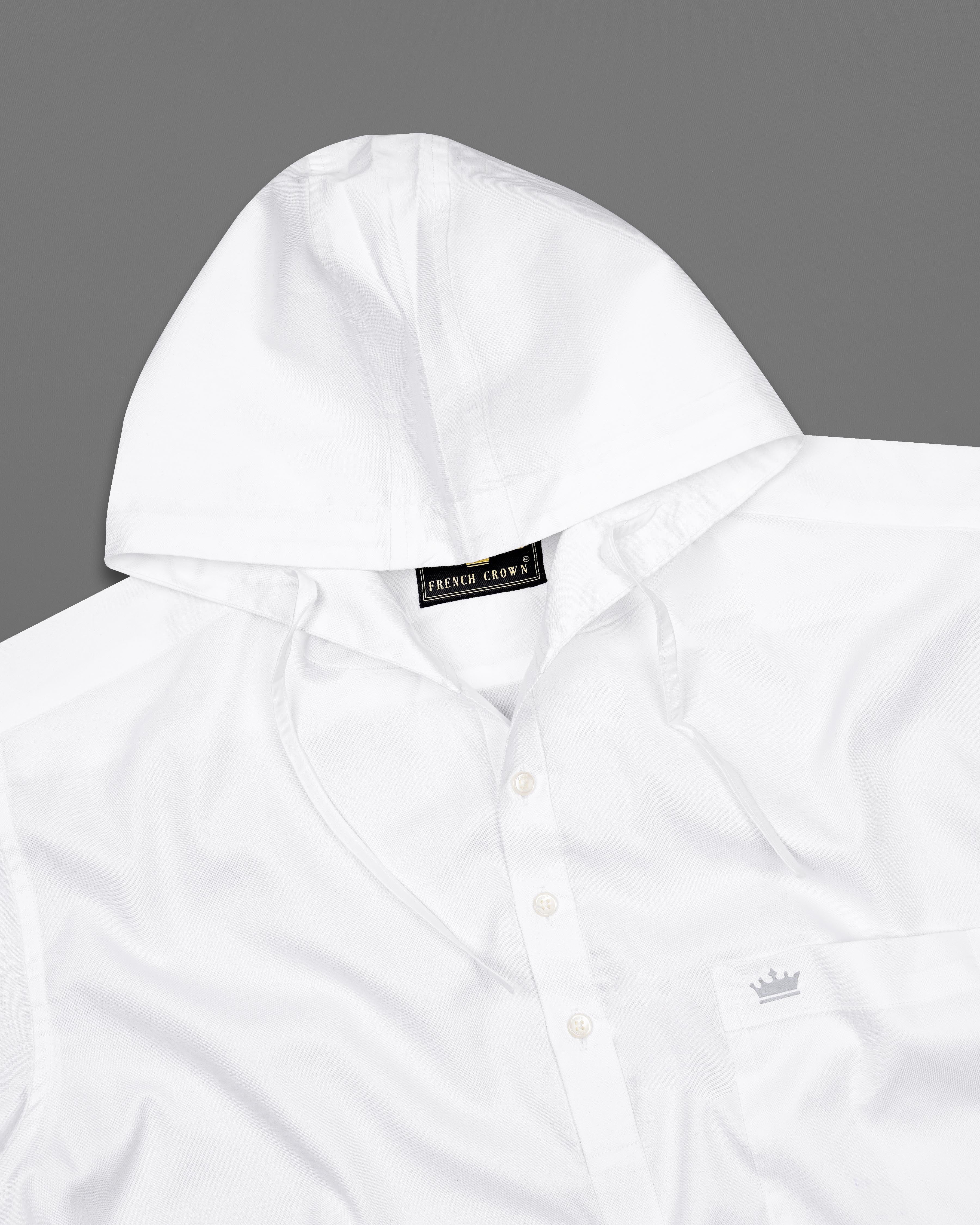 Bright White Hooded Oxford Shirt  8567-HD-KS-38,8567-HD-KS-H-38,8567-HD-KS-39,8567-HD-KS-H-39,8567-HD-KS-40,8567-HD-KS-H-40,8567-HD-KS-42,8567-HD-KS-H-42,8567-HD-KS-44,8567-HD-KS-H-44,8567-HD-KS-46,8567-HD-KS-H-46,8567-HD-KS-48,8567-HD-KS-H-48,8567-HD-KS-50,8567-HD-KS-H-50,8567-HD-KS-52,8567-HD-KS-H-52