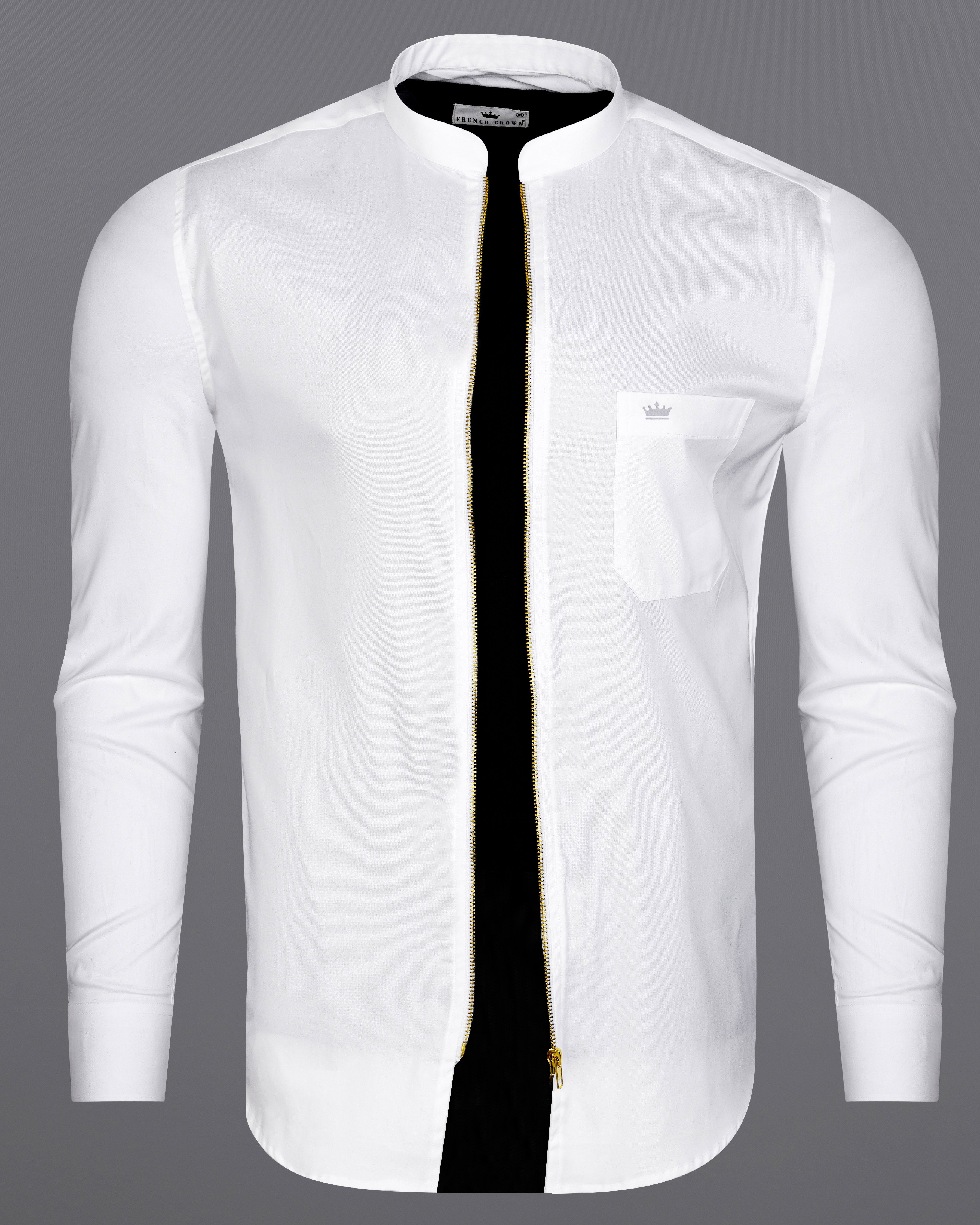 H and m white shirt outlet mens