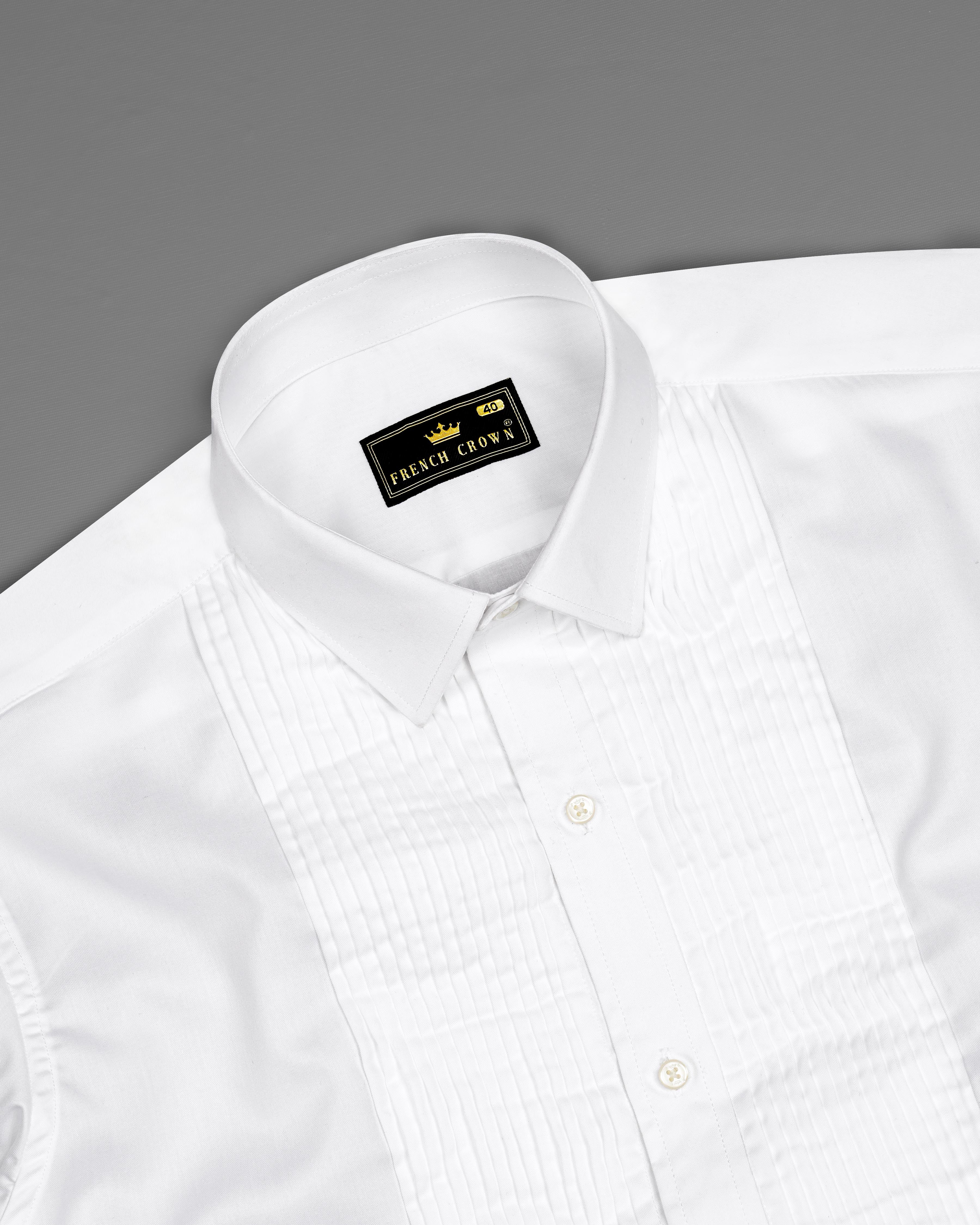 Bright White Twill Premium Cotton Tuxedo Shirt 8580-TXD-38, 8580-TXD-H-38, 8580-TXD-39, 8580-TXD-H-39, 8580-TXD-40, 8580-TXD-H-40, 8580-TXD-42, 8580-TXD-H-42, 8580-TXD-44, 8580-TXD-H-44, 8580-TXD-46, 8580-TXD-H-46, 8580-TXD-48, 8580-TXD-H-48, 8580-TXD-50, 8580-TXD-H-50, 8580-TXD-52, 8580-TXD-H-52