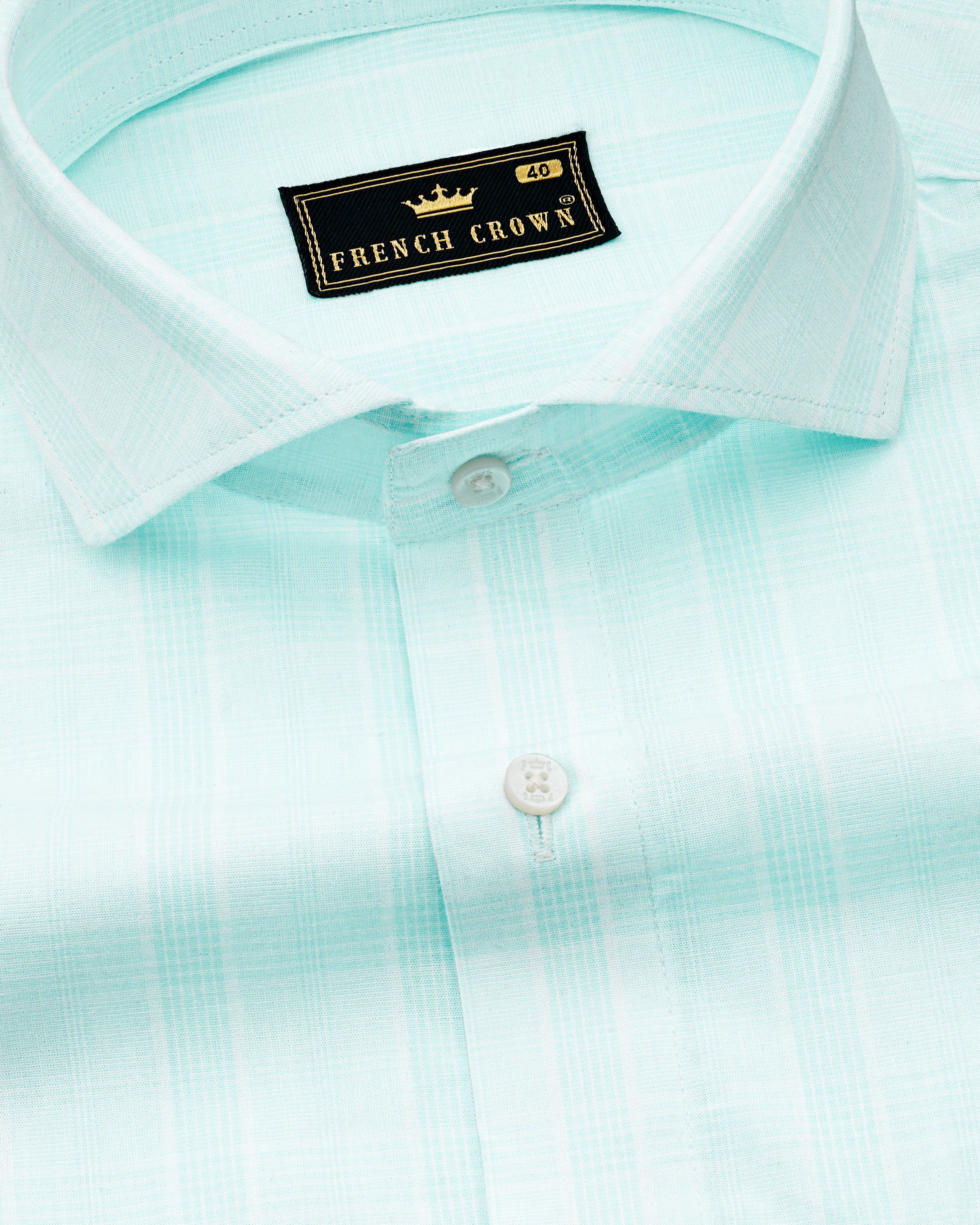 Iceberg Aqua Blue Striped Premium Cotton Shirt  8597-CA-38,8597-CA-H-38,8597-CA-39,8597-CA-H-39,8597-CA-40,8597-CA-H-40,8597-CA-42,8597-CA-H-42,8597-CA-44,8597-CA-H-44,8597-CA-46,8597-CA-H-46,8597-CA-48,8597-CA-H-48,8597-CA-50,8597-CA-H-50,8597-CA-52,8597-CA-H-52