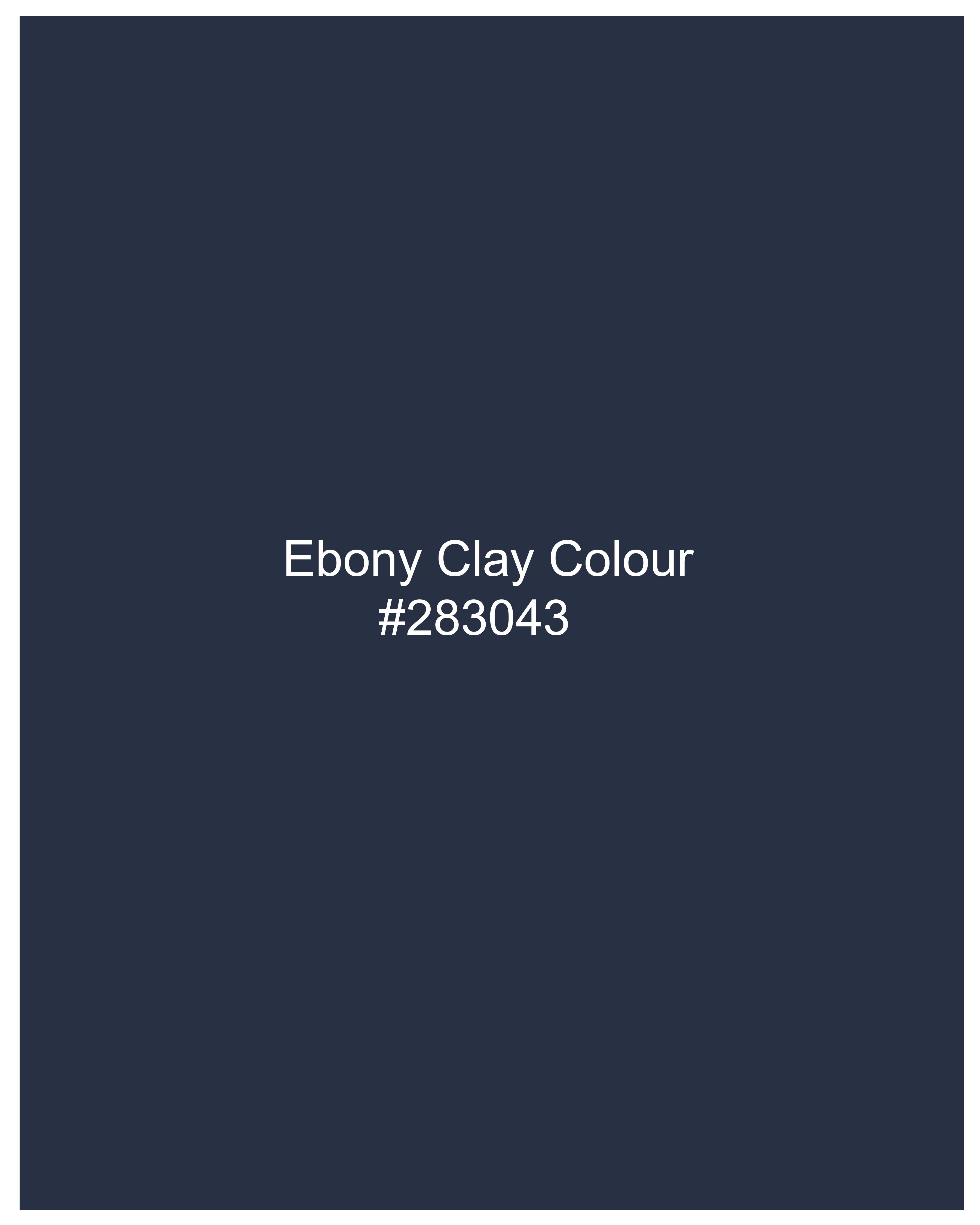 Ebony Clay Navy Blue Chambray Shirt  8660-38,8660-H-38,8660-39,8660-H-39,8660-40,8660-H-40,8660-42,8660-H-42,8660-44,8660-H-44,8660-46,8660-H-46,8660-48,8660-H-48,8660-50,8660-H-50,8660-52,8660-H-52