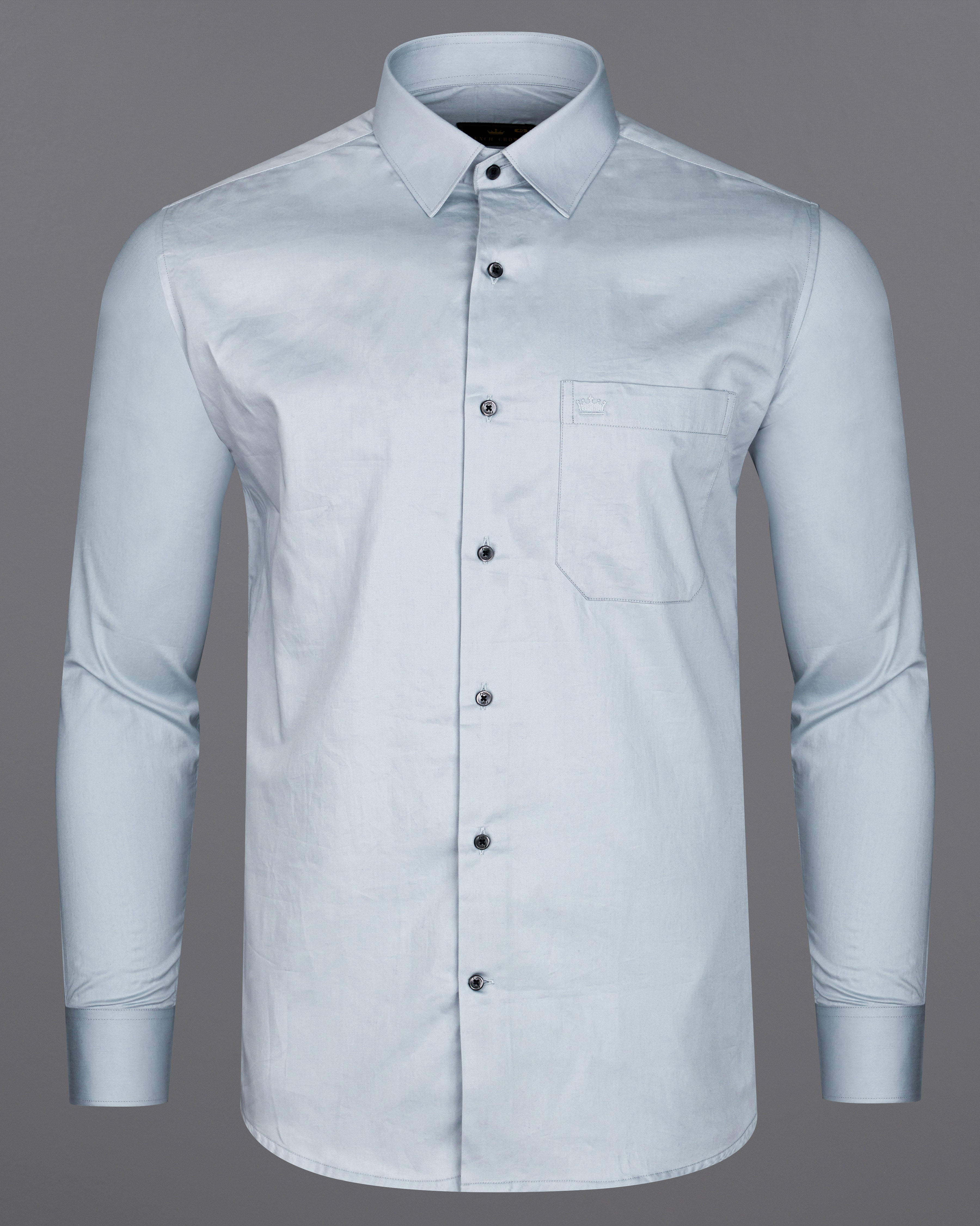 Oyster Blue Super Soft Premium Cotton Shirt  8677-BLK-38,8677-BLK-H-38,8677-BLK-39,8677-BLK-H-39,8677-BLK-40,8677-BLK-H-40,8677-BLK-42,8677-BLK-H-42,8677-BLK-44,8677-BLK-H-44,8677-BLK-46,8677-BLK-H-46,8677-BLK-48,8677-BLK-H-48,8677-BLK-50,8677-BLK-H-50,8677-BLK-52,8677-BLK-H-52