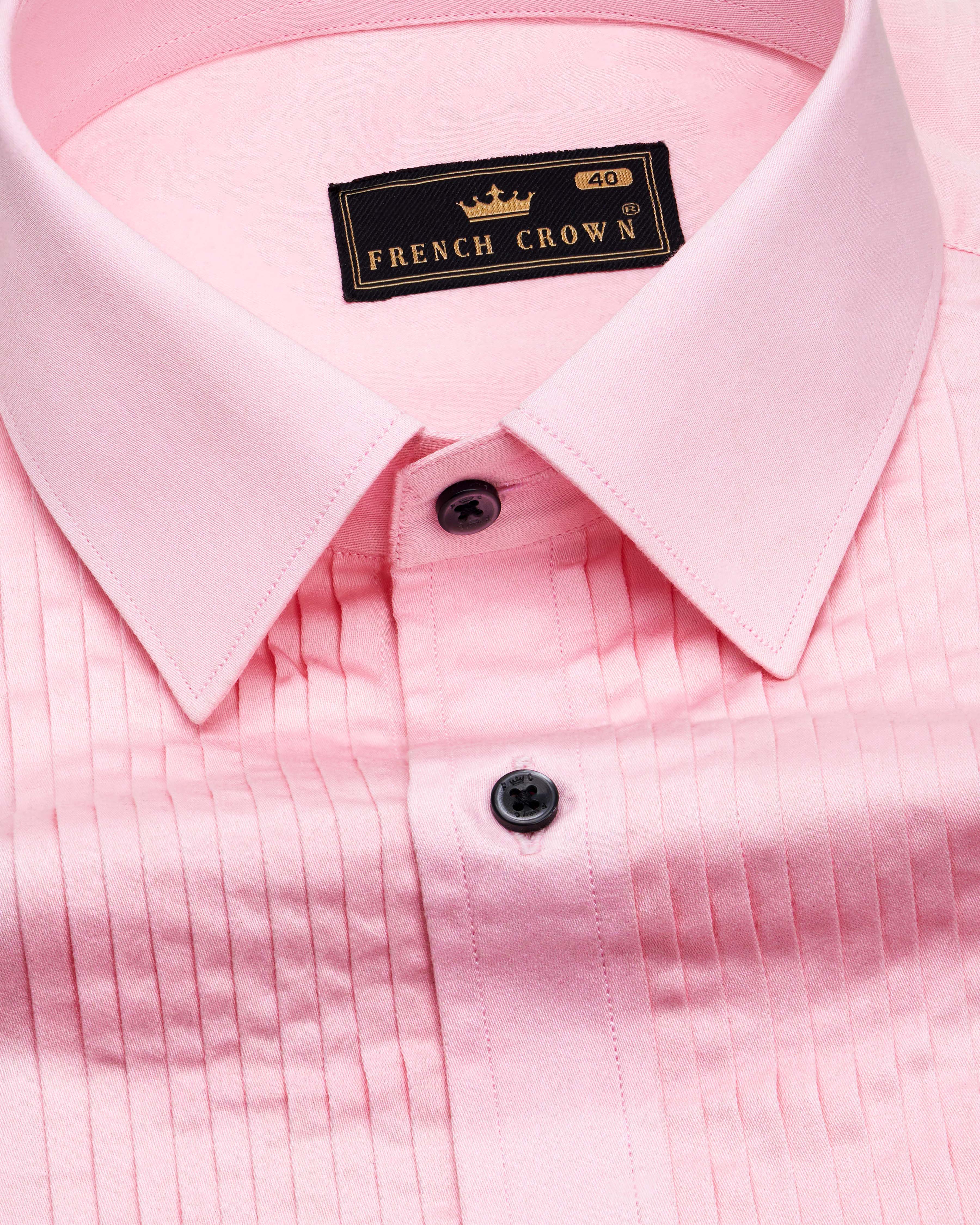 Pastel Pink Snake Pleated Super Soft Premium Cotton Tuxedo Shirt  8682-BLK-TXD-38,8682-BLK-TXD-H-38,8682-BLK-TXD-39,8682-BLK-TXD-H-39,8682-BLK-TXD-40,8682-BLK-TXD-H-40,8682-BLK-TXD-42,8682-BLK-TXD-H-42,8682-BLK-TXD-44,8682-BLK-TXD-H-44,8682-BLK-TXD-46,8682-BLK-TXD-H-46,8682-BLK-TXD-48,8682-BLK-TXD-H-48,8682-BLK-TXD-50,8682-BLK-TXD-H-50,8682-BLK-TXD-52,8682-BLK-TXD-H-52