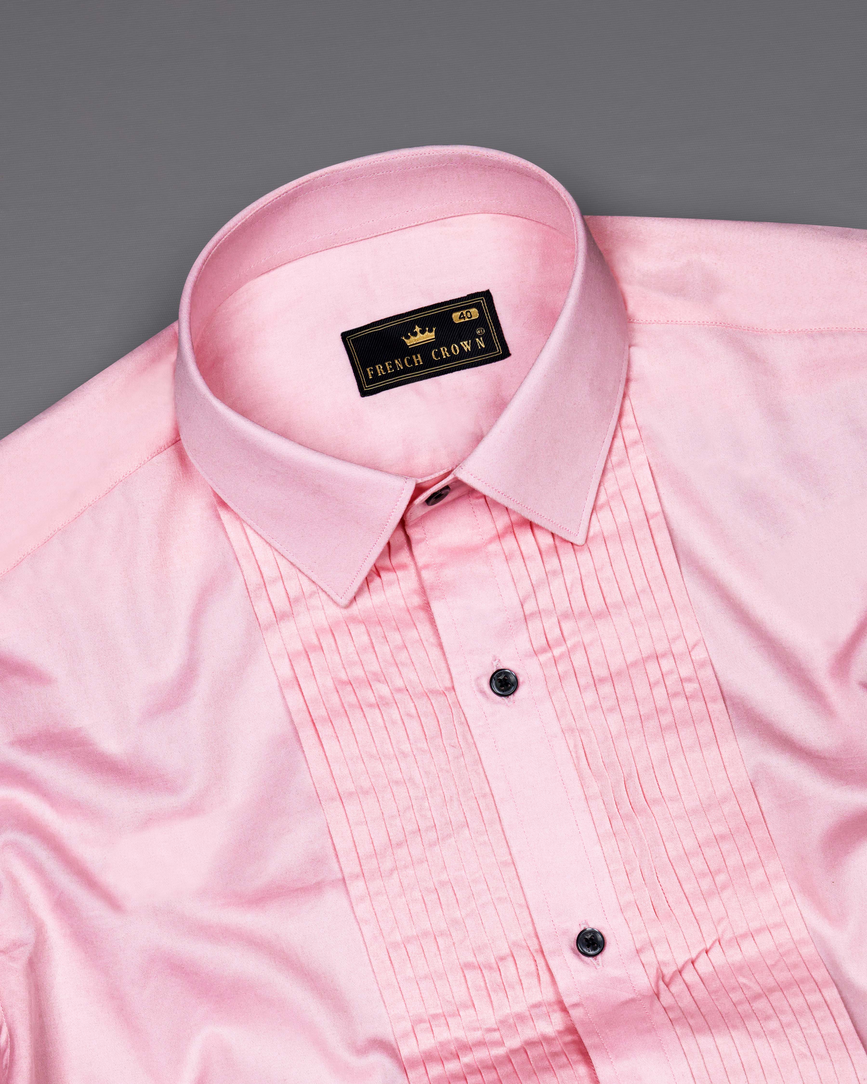 Pastel Pink Snake Pleated Super Soft Premium Cotton Tuxedo Shirt  8682-BLK-TXD-38,8682-BLK-TXD-H-38,8682-BLK-TXD-39,8682-BLK-TXD-H-39,8682-BLK-TXD-40,8682-BLK-TXD-H-40,8682-BLK-TXD-42,8682-BLK-TXD-H-42,8682-BLK-TXD-44,8682-BLK-TXD-H-44,8682-BLK-TXD-46,8682-BLK-TXD-H-46,8682-BLK-TXD-48,8682-BLK-TXD-H-48,8682-BLK-TXD-50,8682-BLK-TXD-H-50,8682-BLK-TXD-52,8682-BLK-TXD-H-52