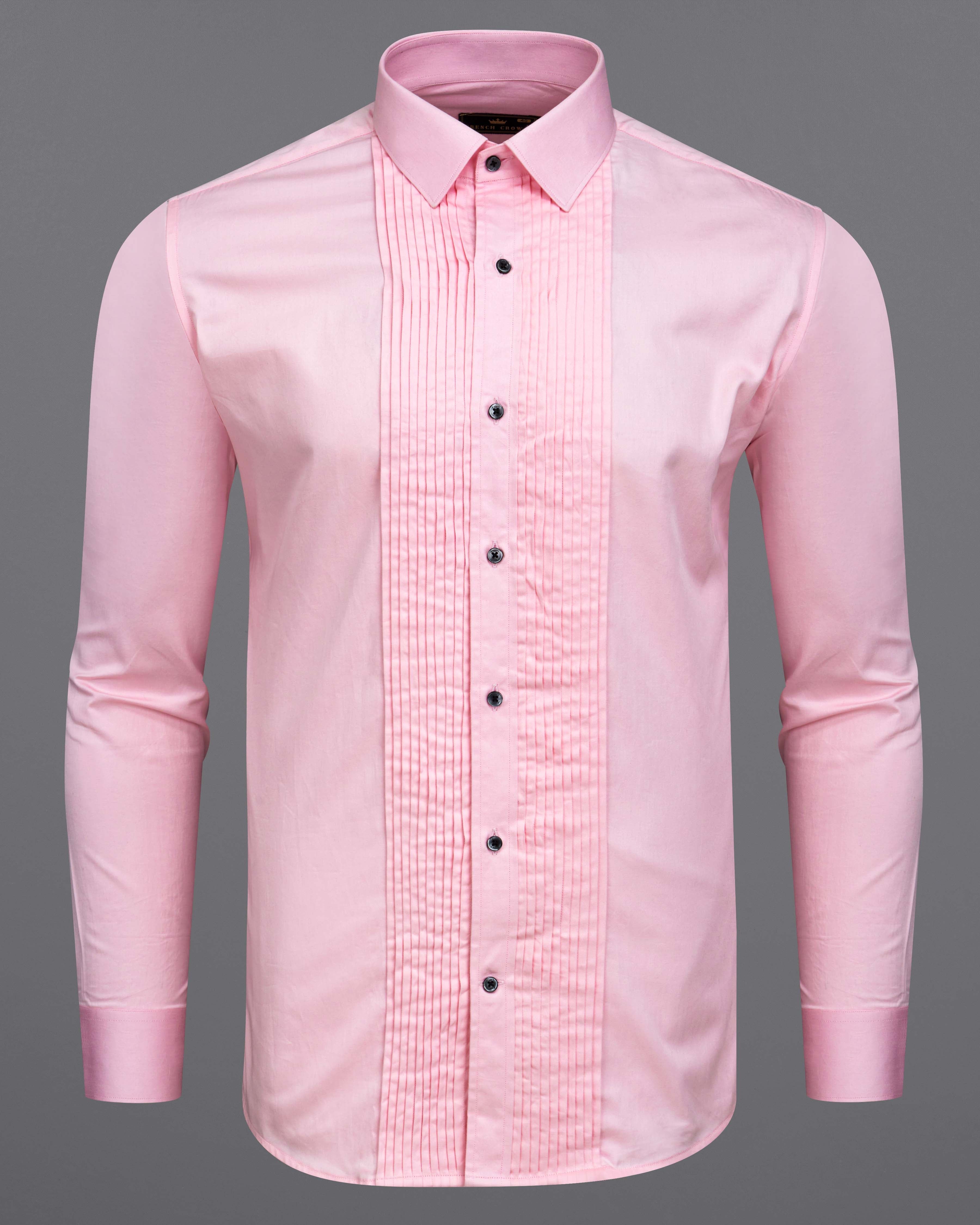 Pastel Pink Snake Pleated Super Soft Premium Cotton Tuxedo Shirt  8682-BLK-TXD-38,8682-BLK-TXD-H-38,8682-BLK-TXD-39,8682-BLK-TXD-H-39,8682-BLK-TXD-40,8682-BLK-TXD-H-40,8682-BLK-TXD-42,8682-BLK-TXD-H-42,8682-BLK-TXD-44,8682-BLK-TXD-H-44,8682-BLK-TXD-46,8682-BLK-TXD-H-46,8682-BLK-TXD-48,8682-BLK-TXD-H-48,8682-BLK-TXD-50,8682-BLK-TXD-H-50,8682-BLK-TXD-52,8682-BLK-TXD-H-52