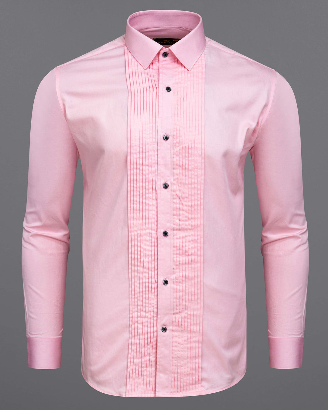 Pink Shirt with Navy Blue Pants | Hockerty
