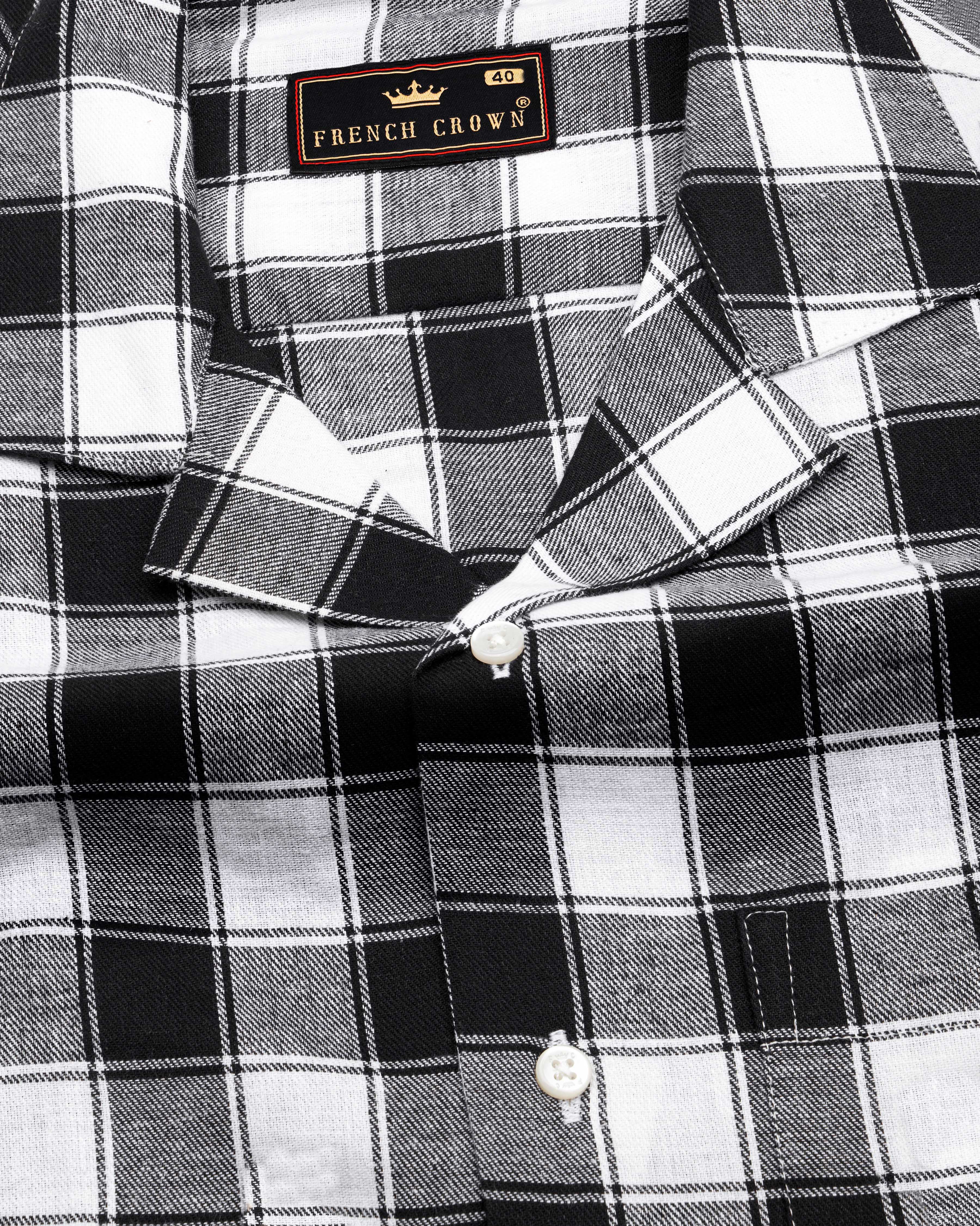 Bright White and Black Checked Dobby Textured Premium Giza Cotton Shirt  8710-CC-38,8710-CC-H-38,8710-CC-39,8710-CC-H-39,8710-CC-40,8710-CC-H-40,8710-CC-42,8710-CC-H-42,8710-CC-44,8710-CC-H-44,8710-CC-46,8710-CC-H-46,8710-CC-48,8710-CC-H-48,8710-CC-50,8710-CC-H-50,8710-CC-52,8710-CC-H-52