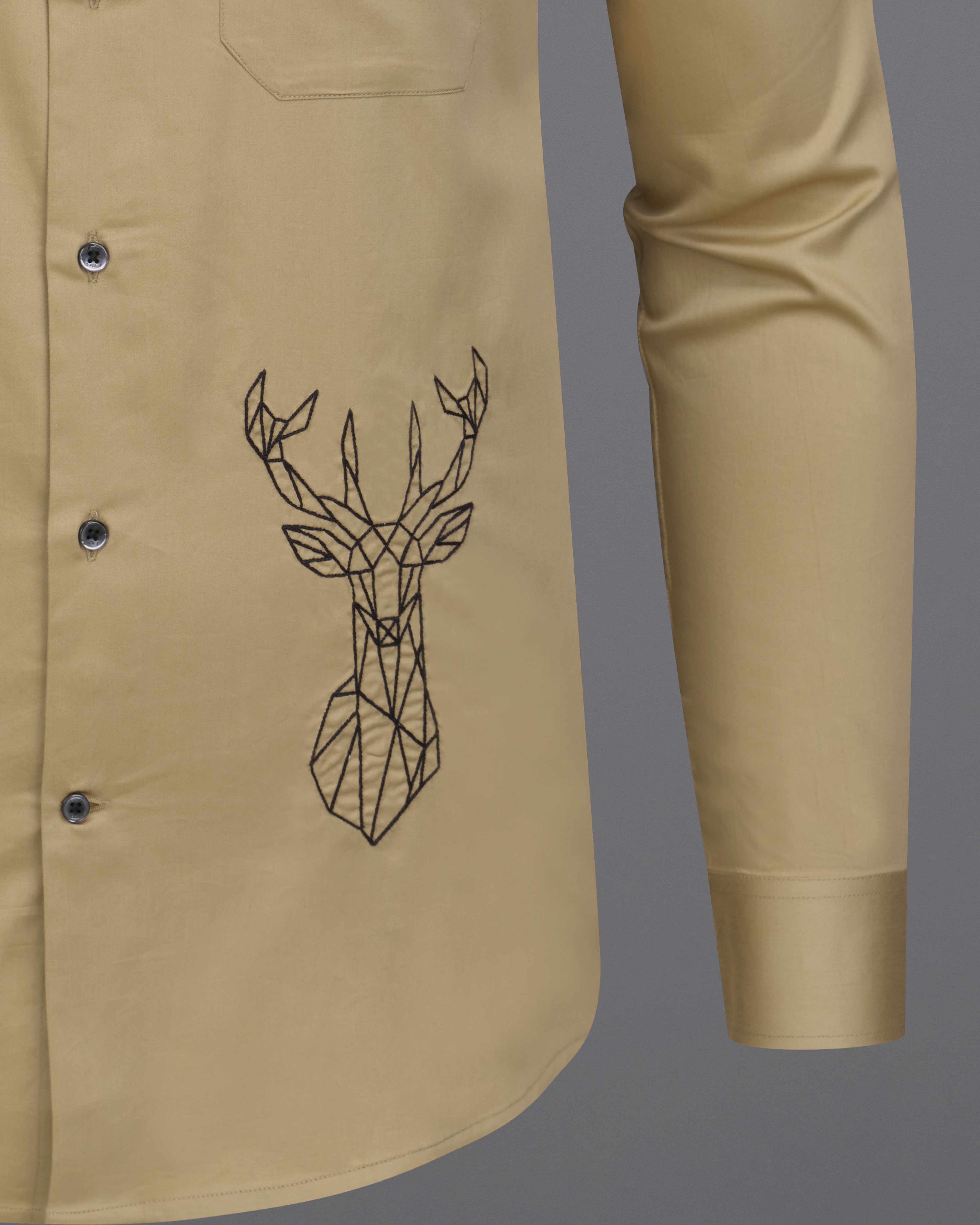 Bronco Brown with Deer Subtle Sheen Embroidered Super Soft Premium Cotton Designer Shirt 8733-BLK-E011-38, 8733-BLK-E011-H-38, 8733-BLK-E011-39, 8733-BLK-E011-H-39, 8733-BLK-E011-40, 8733-BLK-E011-H-40, 8733-BLK-E011-42, 8733-BLK-E011-H-42, 8733-BLK-E011-44, 8733-BLK-E011-H-44, 8733-BLK-E011-46, 8733-BLK-E011-H-46, 8733-BLK-E011-48, 8733-BLK-E011-H-48, 8733-BLK-E011-50, 8733-BLK-E011-H-50, 8733-BLK-E011-52, 8733-BLK-E011-H-52