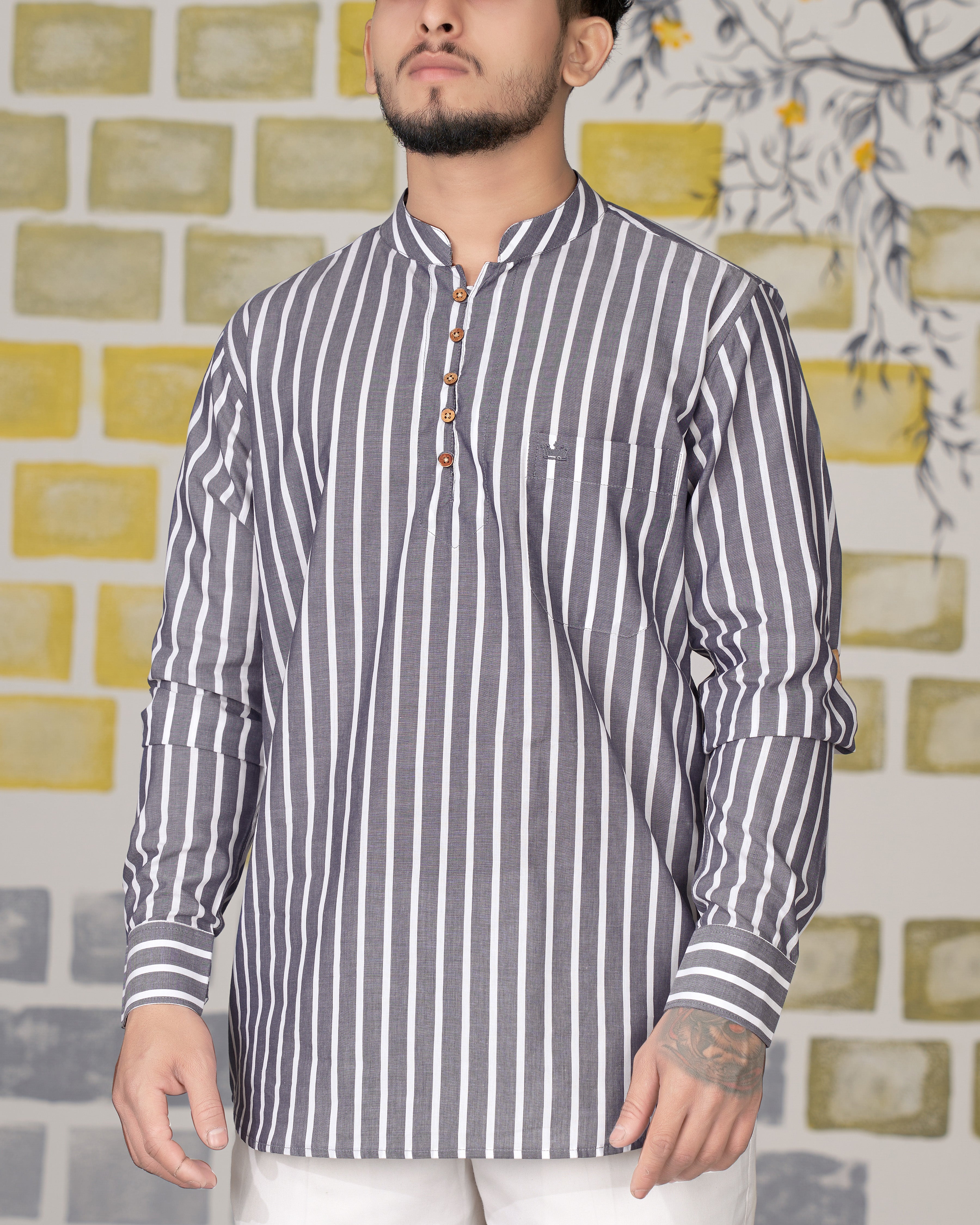 Kurta style shirts hot sale for mens