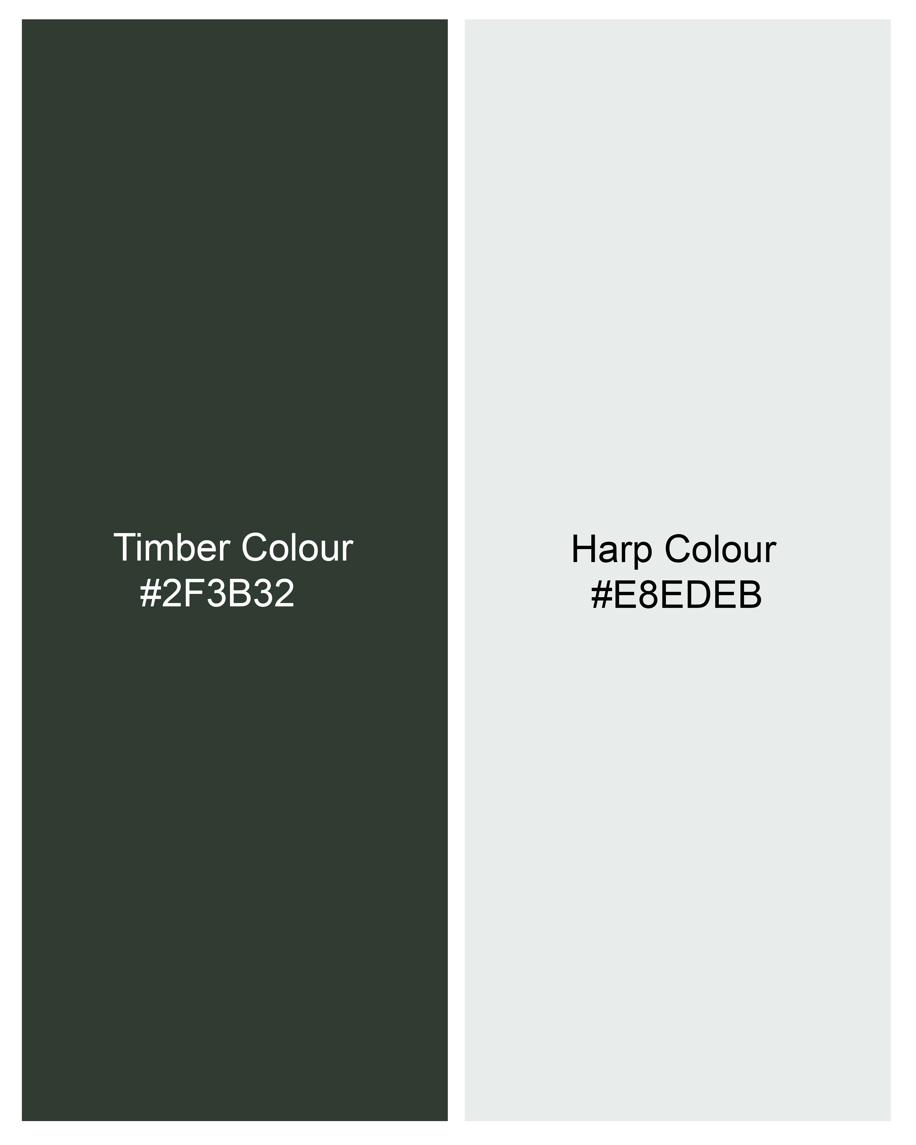 Timber Green and Harp White Heavyweight Royal Oxford Shirt  8776-38,8776-H-38,8776-39,8776-H-39,8776-40,8776-H-40,8776-42,8776-H-42,8776-44,8776-H-44,8776-46,8776-H-46,8776-48,8776-H-48,8776-50,8776-H-50,8776-52,8776-H-52