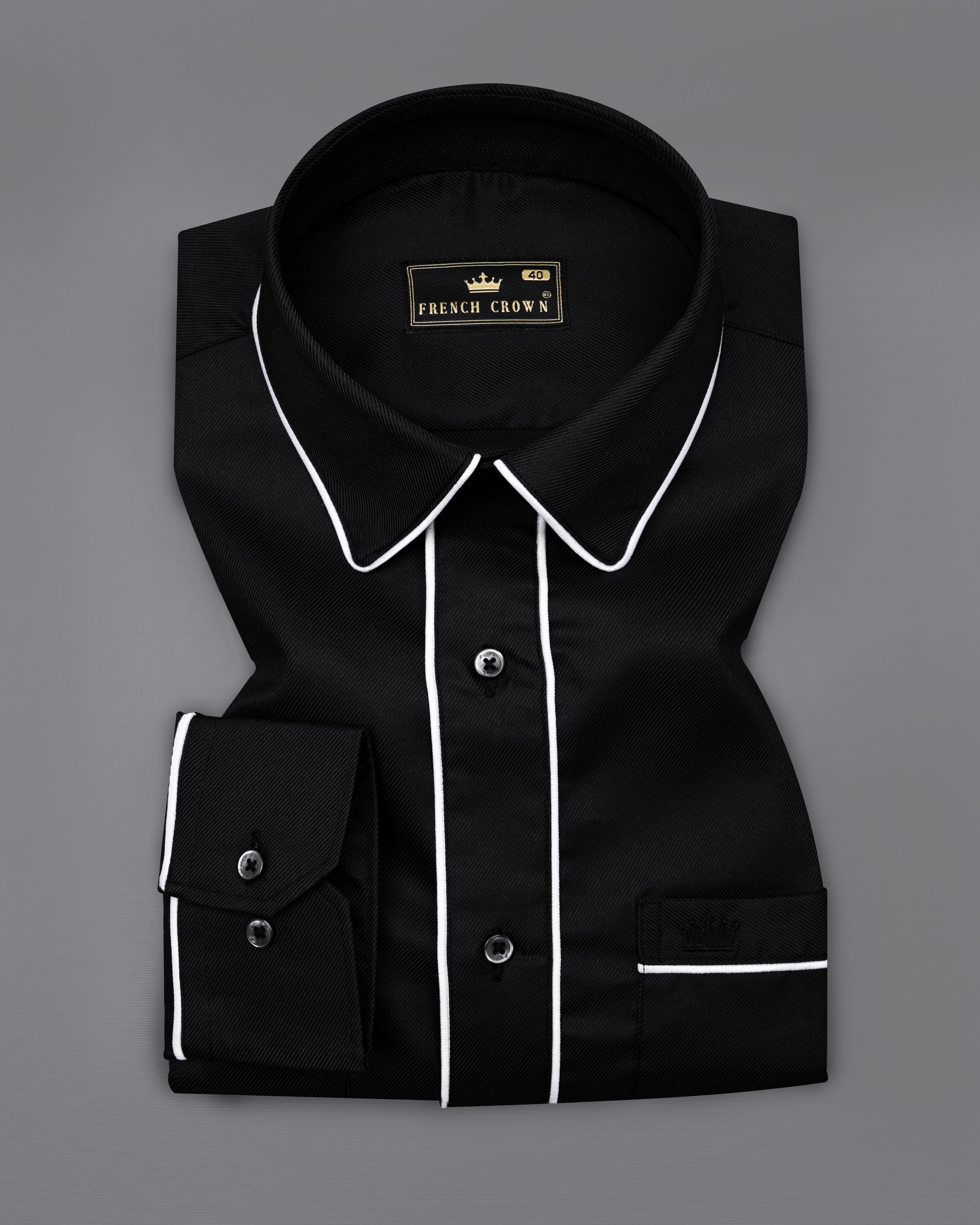 Jade Black Twill Premium Cotton Designer Shirt 8783-BLK-P581-38, 8783-BLK-P581-H-38, 8783-BLK-P581-39, 8783-BLK-P581-H-39, 8783-BLK-P581-40, 8783-BLK-P581-H-40, 8783-BLK-P581-42, 8783-BLK-P581-H-42, 8783-BLK-P581-44, 8783-BLK-P581-H-44, 8783-BLK-P581-46, 8783-BLK-P581-H-46, 8783-BLK-P581-48, 8783-BLK-P581-H-48, 8783-BLK-P581-50, 8783-BLK-P581-H-50, 8783-BLK-P581-52, 8783-BLK-P581-H-52