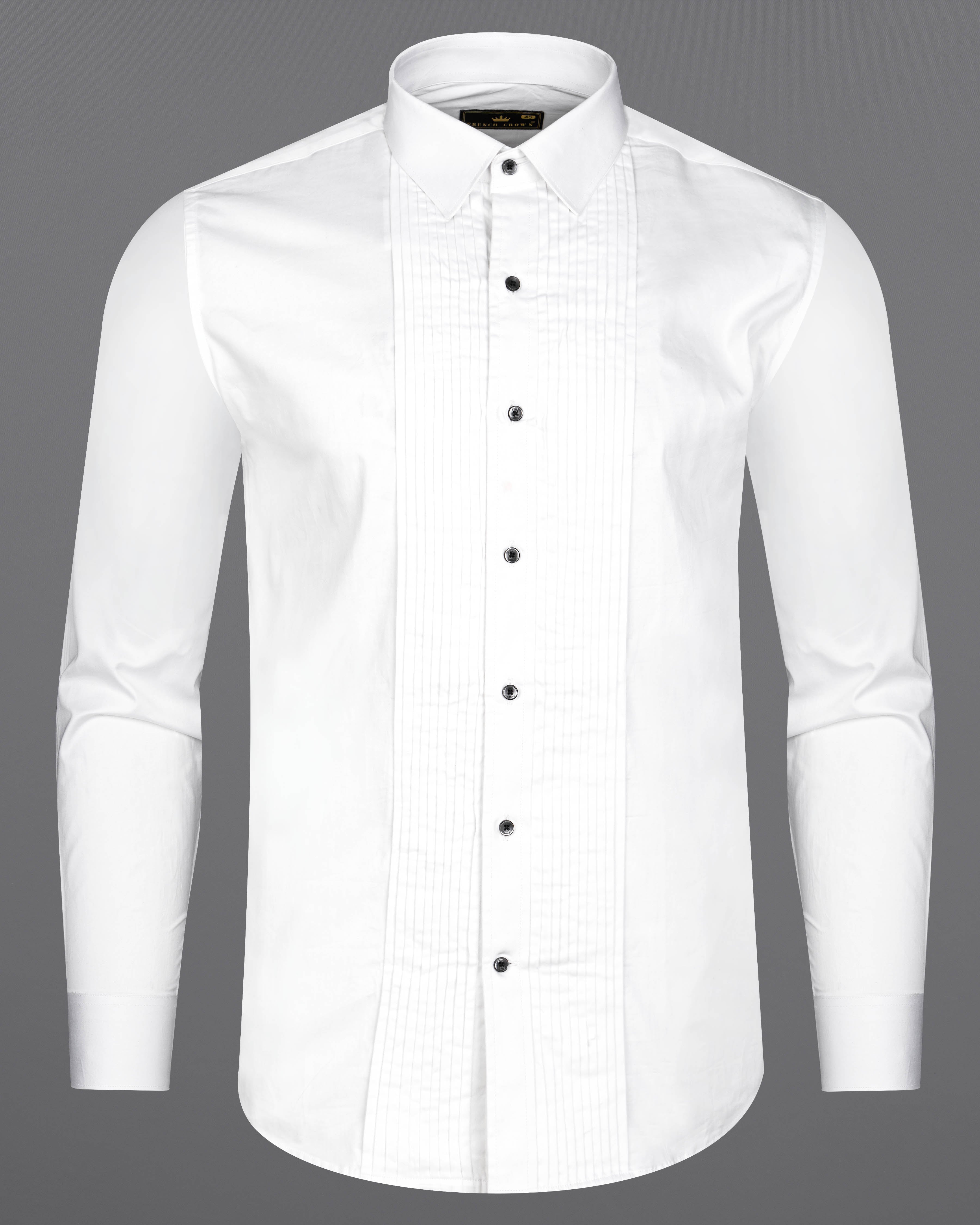 Bright White Subtle Sheen Snake Pleated Super Soft Premium Cotton Tuxedo Shirt 8878-BLK-TXD-38, 8878-BLK-TXD-H-38, 8878-BLK-TXD-39, 8878-BLK-TXD-H-39, 8878-BLK-TXD-40, 8878-BLK-TXD-H-40, 8878-BLK-TXD-42, 8878-BLK-TXD-H-42, 8878-BLK-TXD-44, 8878-BLK-TXD-H-44, 8878-BLK-TXD-46, 8878-BLK-TXD-H-46, 8878-BLK-TXD-48, 8878-BLK-TXD-H-48, 8878-BLK-TXD-50, 8878-BLK-TXD-H-50, 8878-BLK-TXD-52, 8878-BLK-TXD-H-52