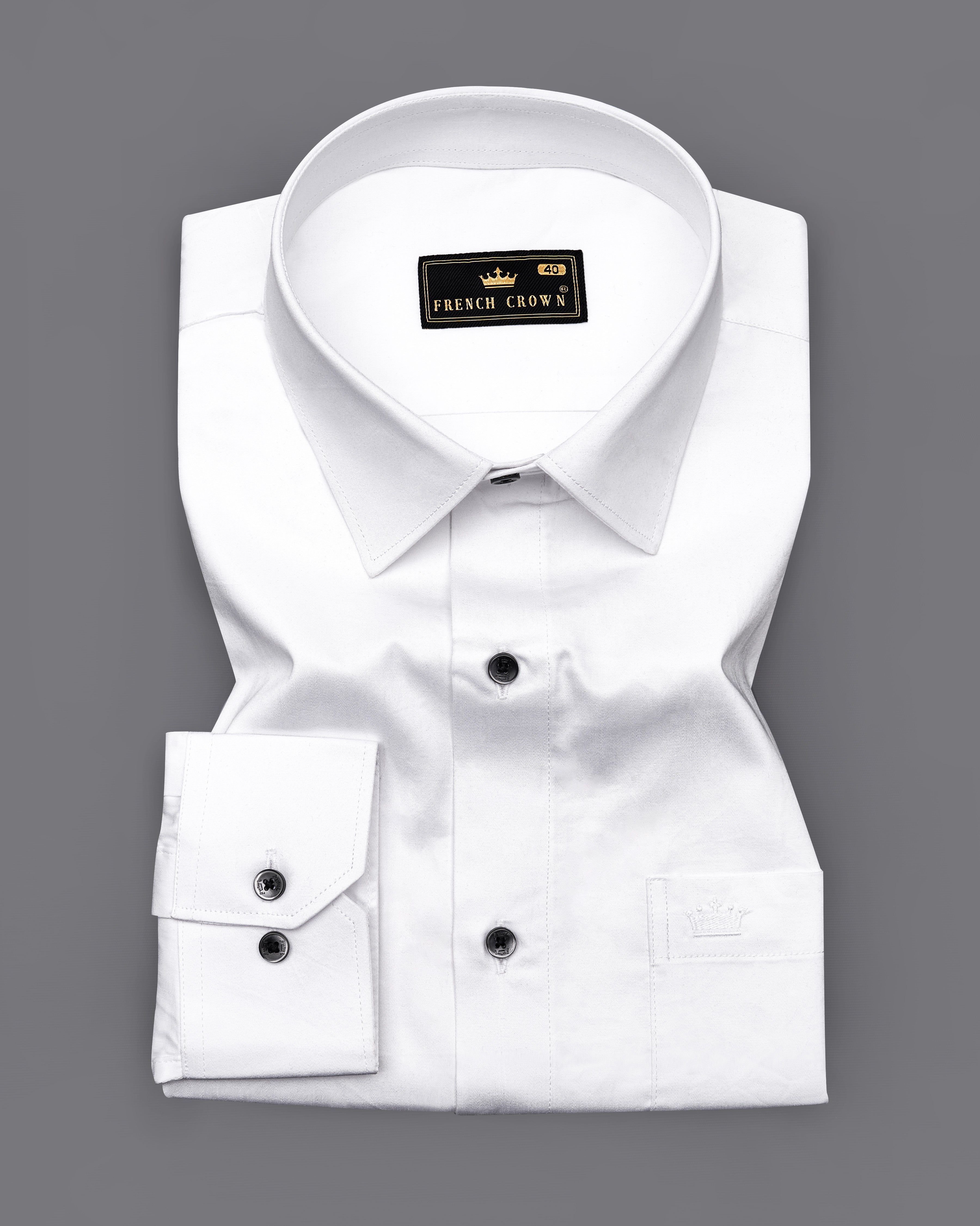 Bright White Subtle Sheen Super Soft Premium Cotton Shirt 8879-BLK-38, 8879-BLK-H-38, 8879-BLK-39, 8879-BLK-H-39, 8879-BLK-40, 8879-BLK-H-40, 8879-BLK-42, 8879-BLK-H-42, 8879-BLK-44, 8879-BLK-H-44, 8879-BLK-46, 8879-BLK-H-46, 8879-BLK-48, 8879-BLK-H-48, 8879-BLK-50, 8879-BLK-H-50, 8879-BLK-52, 8879-BLK-H-52