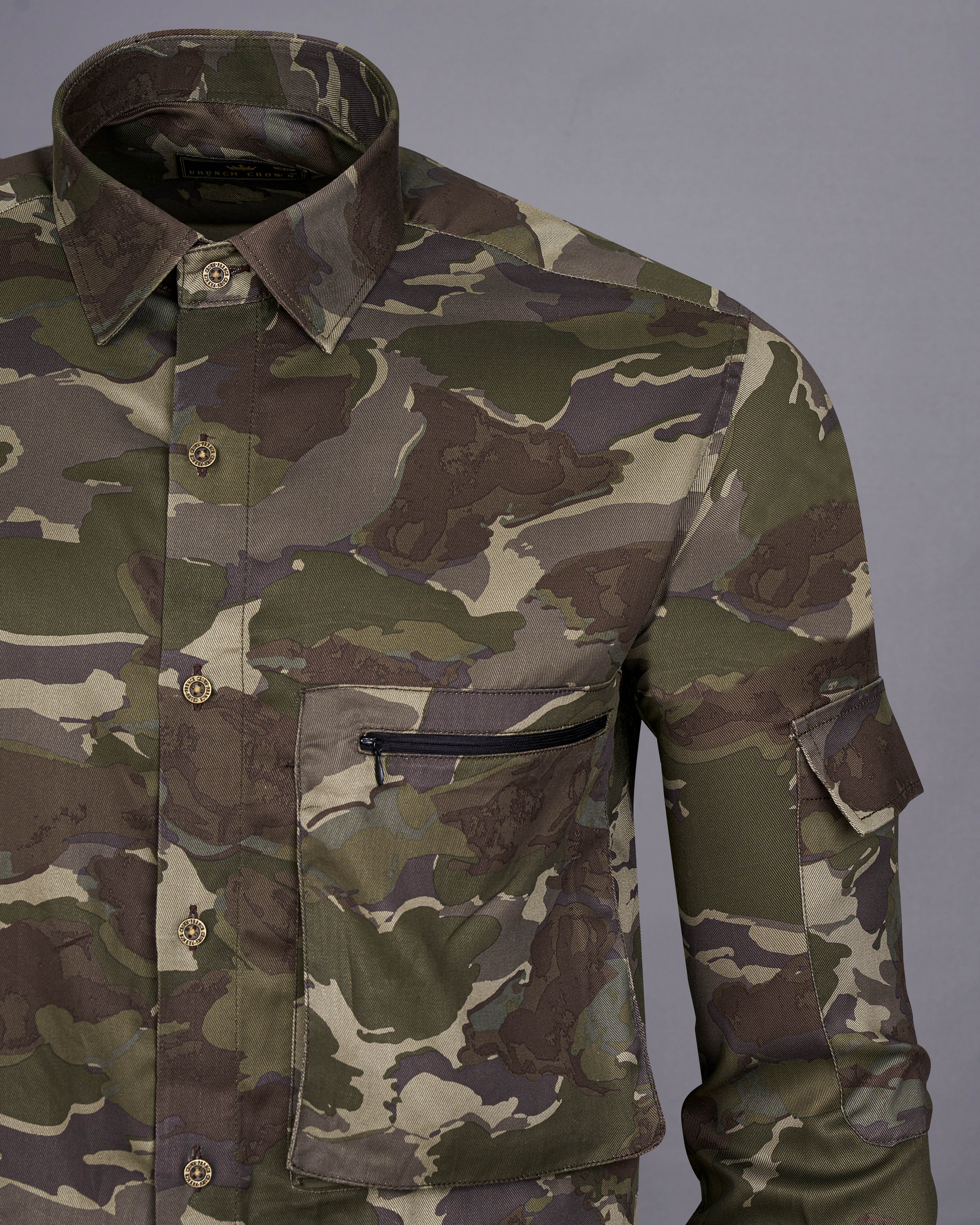 Rebel Brown with Rifle Green Multicoloured Camouflage Military Printed Royal Oxford Designer Shirt 8908-MB-P345-38, 8908-MB-P345-H-38,  8908-MB-P345-39,  8908-MB-P345-H-39,  8908-MB-P345-40,  8908-MB-P345-H-40,  8908-MB-P345-42,  8908-MB-P345-H-42,  8908-MB-P345-44,  8908-MB-P345-H-44,  8908-MB-P345-46,  8908-MB-P345-H-46,  8908-MB-P345-48,  8908-MB-P345-H-48,  8908-MB-P345-50,  8908-MB-P345-H-50,  8908-MB-P345-52,  8908-MB-P345-H-52