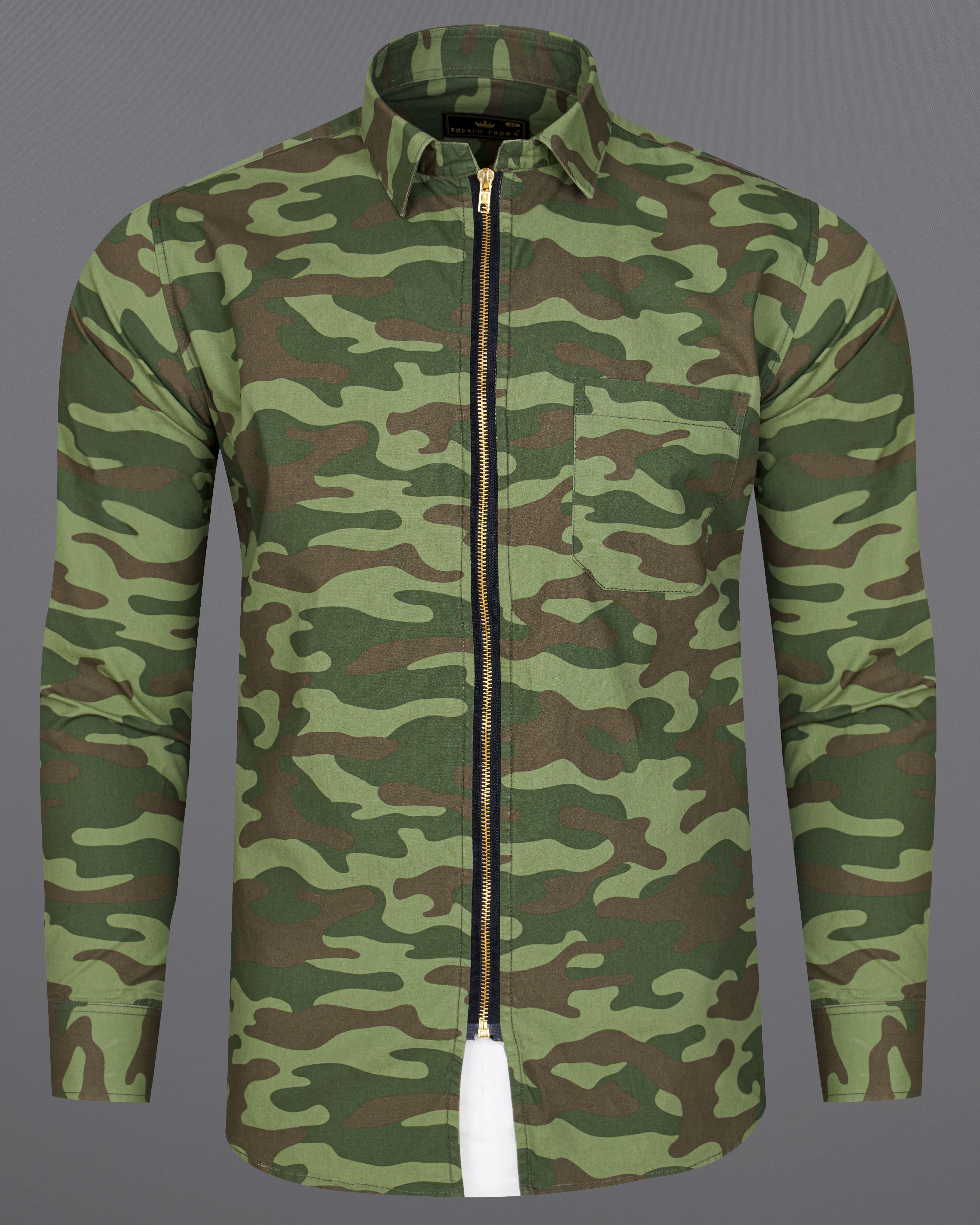 Mallard Green with Fuscous Brown Camouflage Printed Royal Oxford Designer Jacket 8918-ZP-P75-38, 8918-ZP-P75-H-38,  8918-ZP-P75-39,  8918-ZP-P75-H-39,  8918-ZP-P75-40,  8918-ZP-P75-H-40,  8918-ZP-P75-42,  8918-ZP-P75-H-42,  8918-ZP-P75-44,  8918-ZP-P75-H-44,  8918-ZP-P75-46,  8918-ZP-P75-H-46,  8918-ZP-P75-48,  8918-ZP-P75-H-48,  8918-ZP-P75-50,  8918-ZP-P75-H-50,  8918-ZP-P75-52,  8918-ZP-P75-H-52