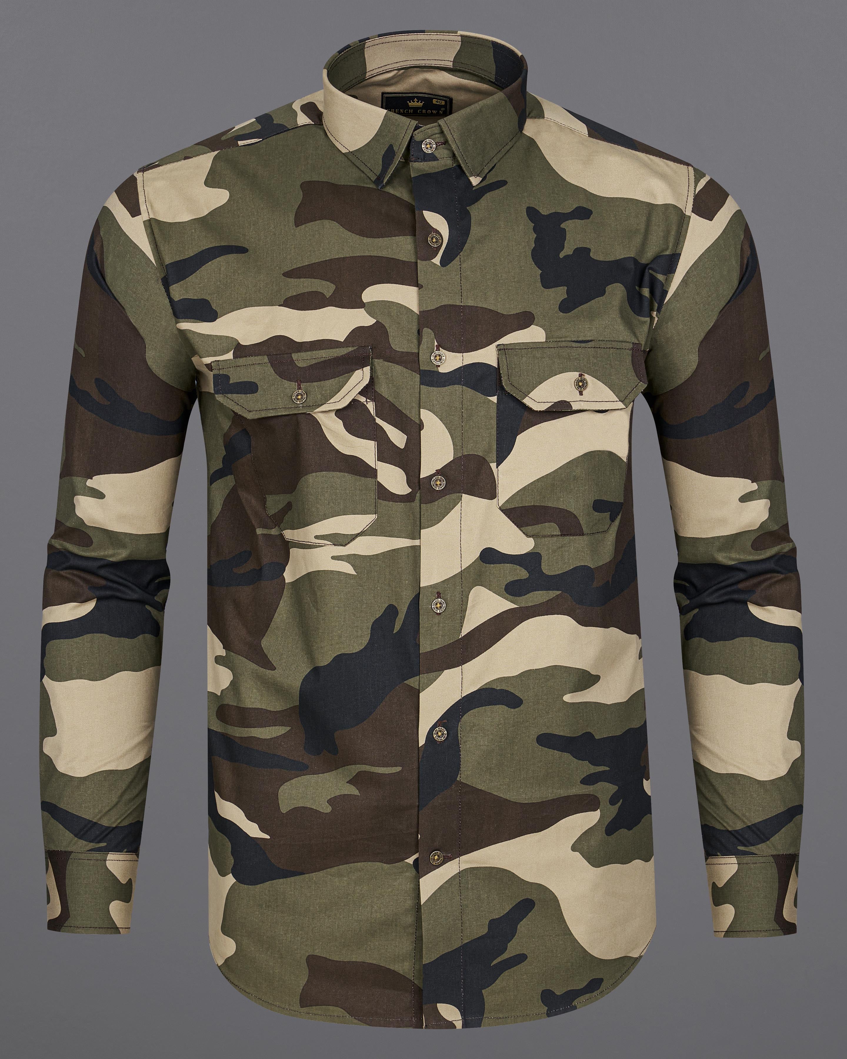Finch Green with Wenge Brown Camouflage Printed Royal Oxford Designer Shirt 8927-MB-FP-38, 8927-MB-FP-H-38,  8927-MB-FP-39,  8927-MB-FP-H-39,  8927-MB-FP-40,  8927-MB-FP-H-40,  8927-MB-FP-42,  8927-MB-FP-H-42,  8927-MB-FP-44,  8927-MB-FP-H-44,  8927-MB-FP-46,  8927-MB-FP-H-46,  8927-MB-FP-48,  8927-MB-FP-H-48,  8927-MB-FP-50,  8927-MB-FP-H-50,  8927-MB-FP-52,  8927-MB-FP-H-52